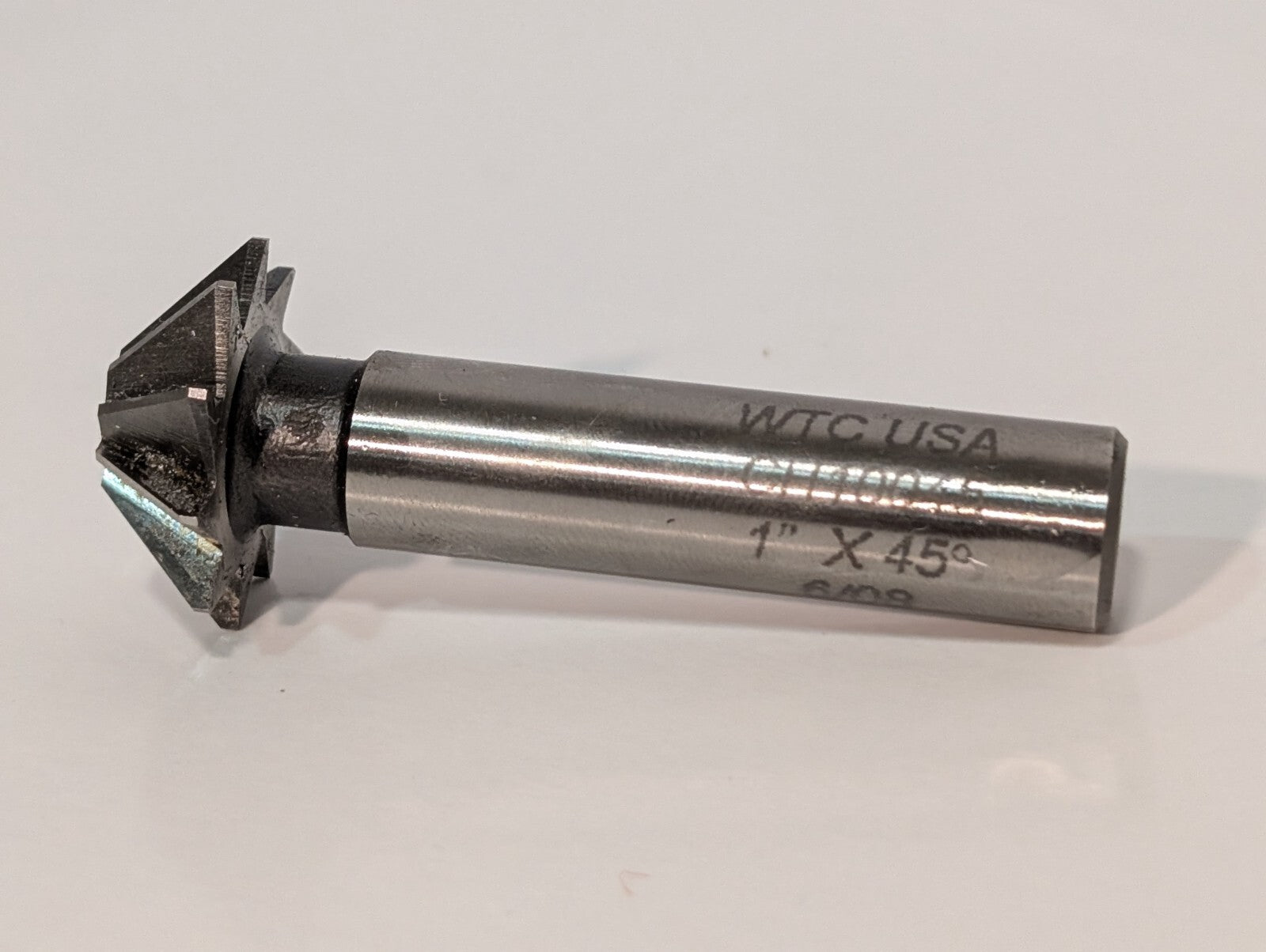 Whitney Tool CH10045 Single Angle Chamfer Milling Cutter, 1" x 45 Degrees