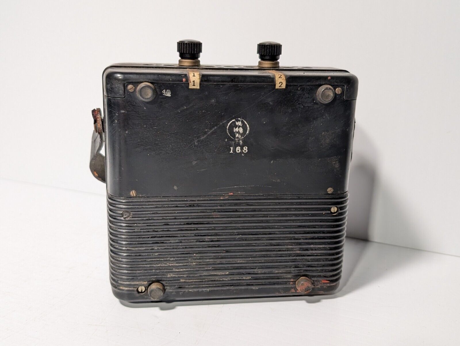 Weston 901 DC milliammeter, 0-1000mA, with probes and leather handle as pictured