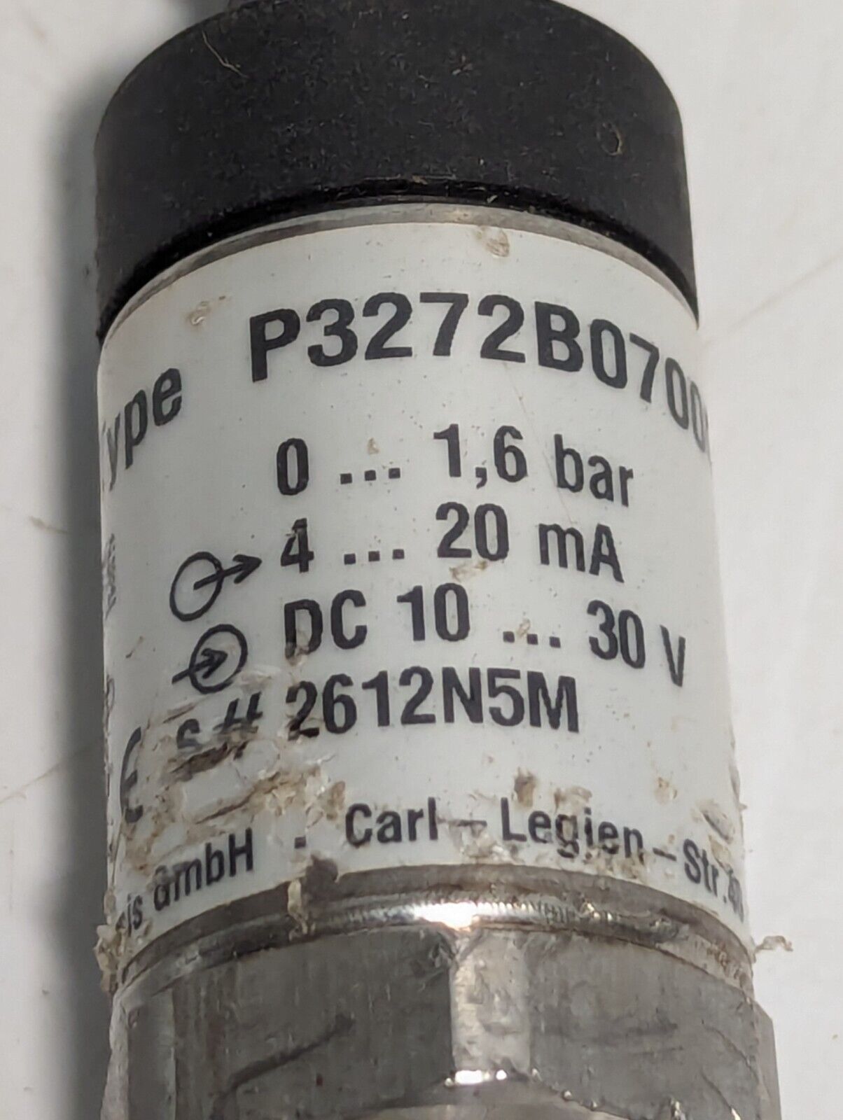 Tecsis P3272B070006 Harness Pressure Transducer 1.6 Bar - Free Shipping