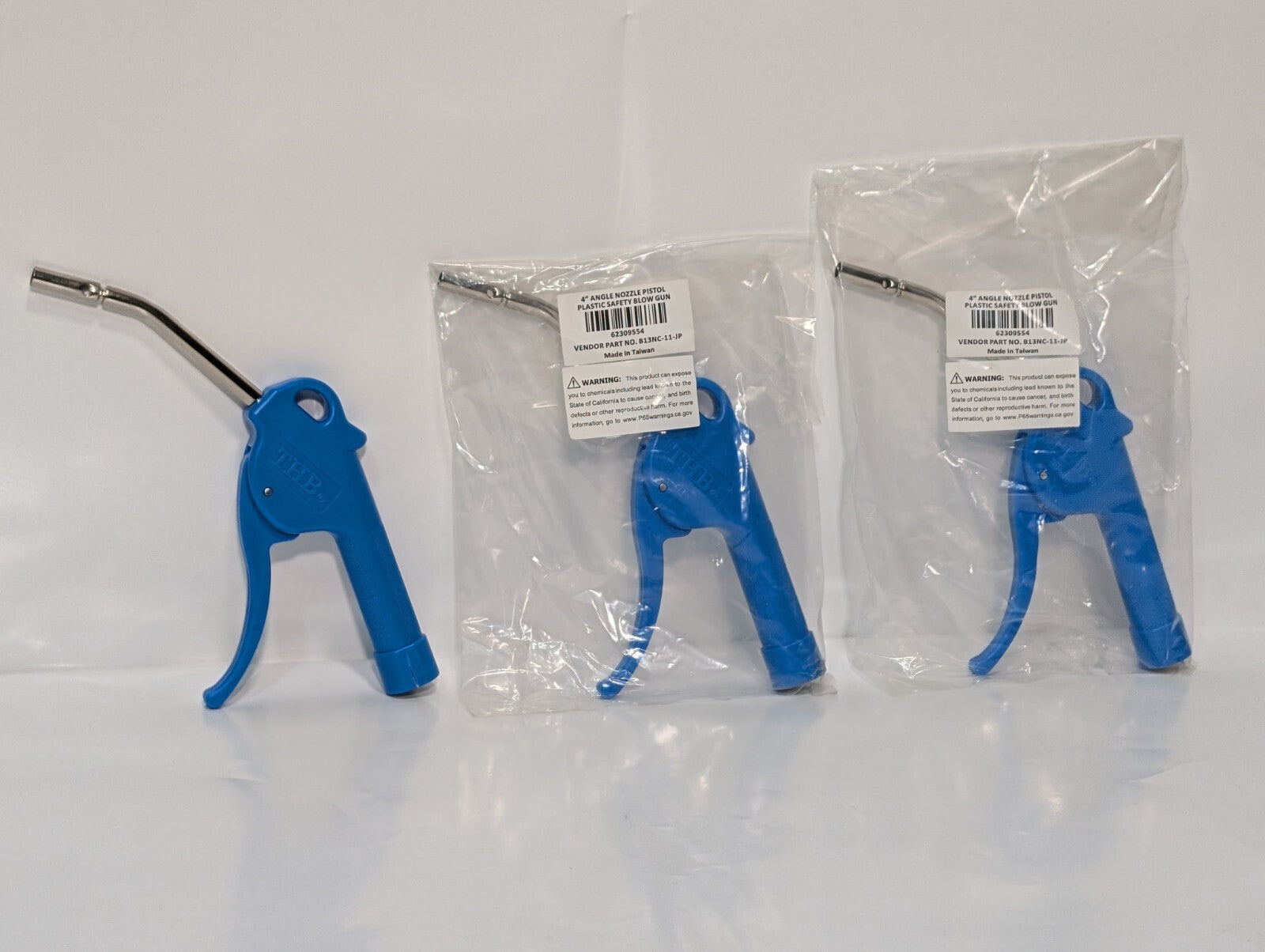 [3] THB B13NC-11-JP Plastic Safety Blow Gun 62309554 4" Angle Nozzle Pistol