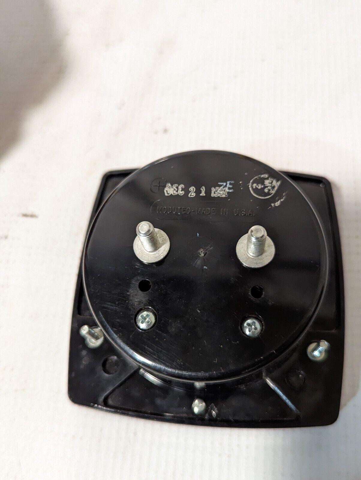 Modutec (Crompton) 3PB-DAA-020, D-C Amperes Panel Meter, 0 - 20 Amp Scale