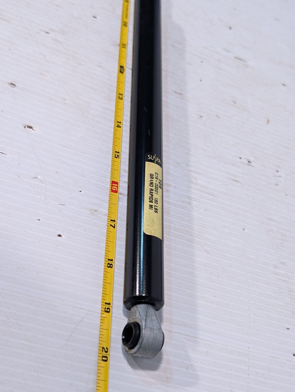 Suspa ® C16-00001 Gas Prop Strut Shock 19.5" 160 lbs. (Set of 2) - Free Shipping