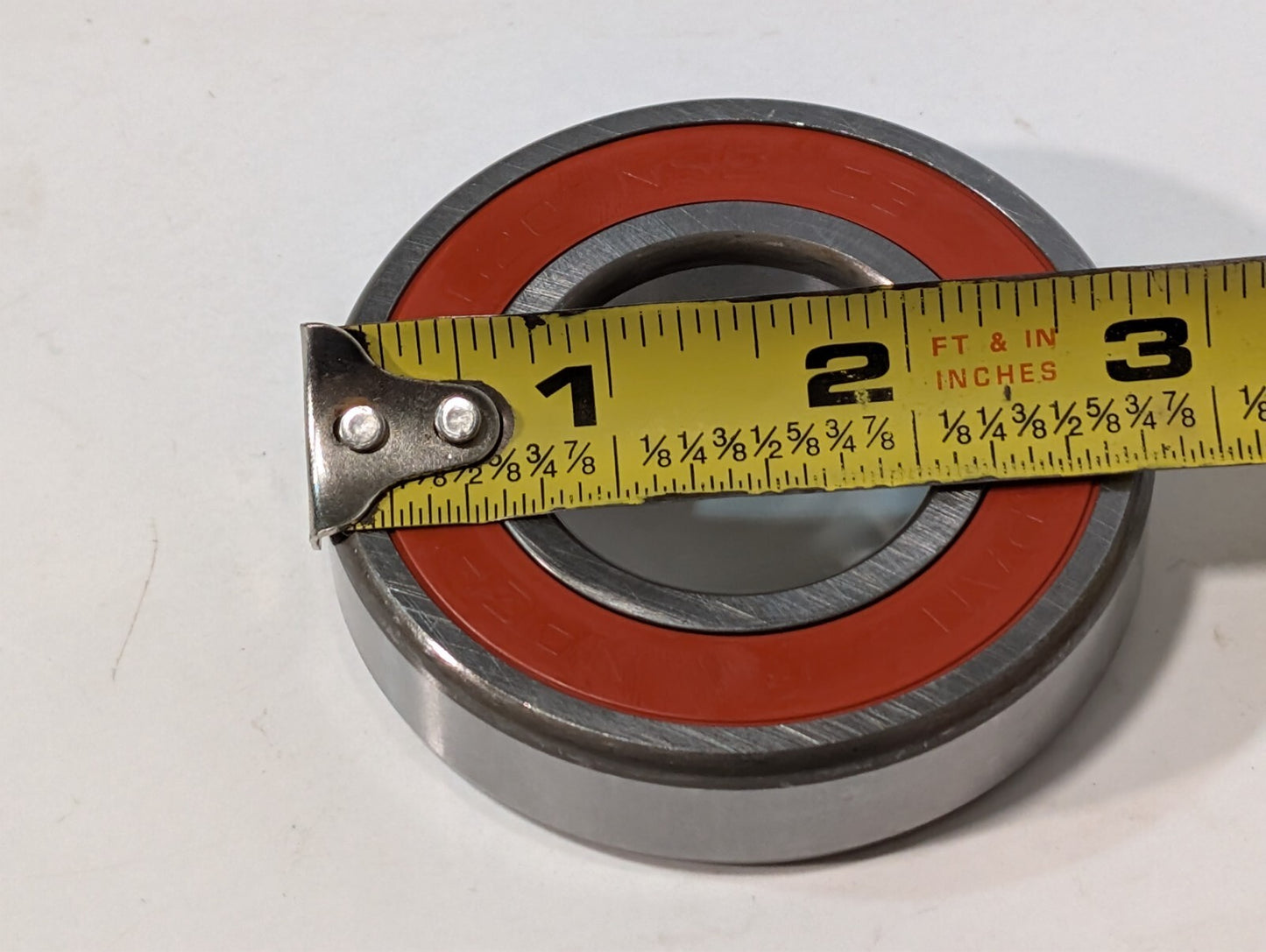 (2) NACHI 6207 2NSE9 C3 DEEP GROOVE BALL BEARING, RUBBER SEALED 35X72X17mm 2RS