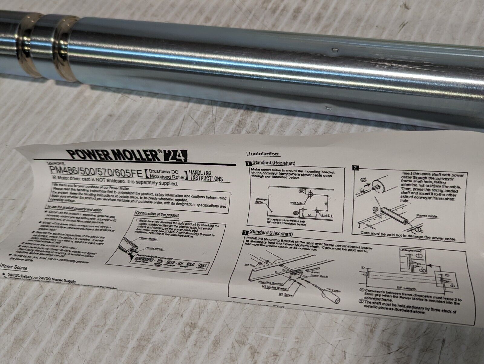 Power Moller 24 PM486FE-45-493-D-024-C150-P2 PM486/500/570/605FE - Free Shipping
