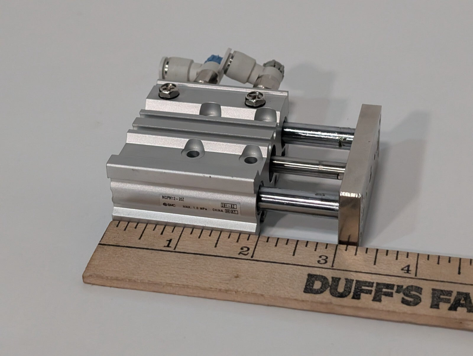 SMC MGPM12-20Z - Guided Cylinder - Slide Bearing Type, 12mm Bore, 20mm Stroke