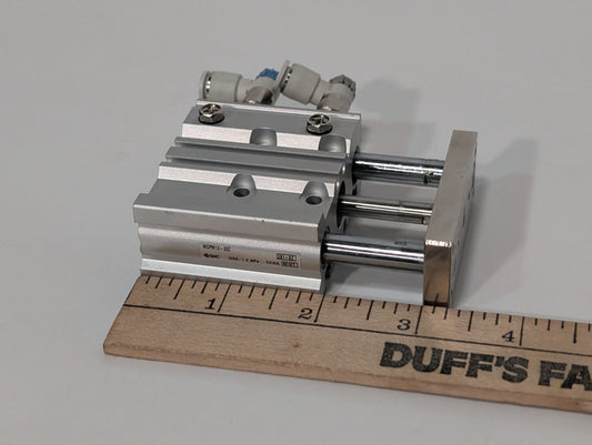 SMC MGPM12-20Z - Guided Cylinder - Slide Bearing Type, 12mm Bore, 20mm Stroke