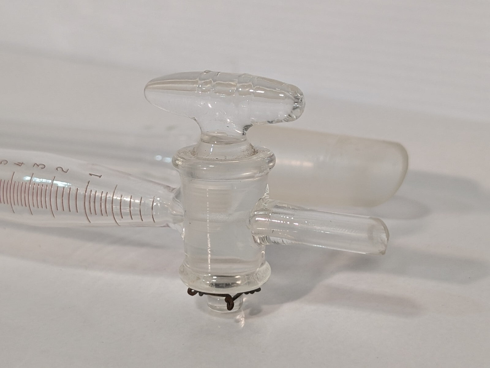 Tudor Scientific Glass Distilling Receiver, Moisture Test, Barrett TG-4005 25mL
