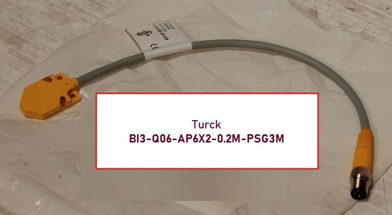 Turck BI3-Q06-AP6X2-0.2M-PSG3M Inductive Proximity Sensor, S1620185