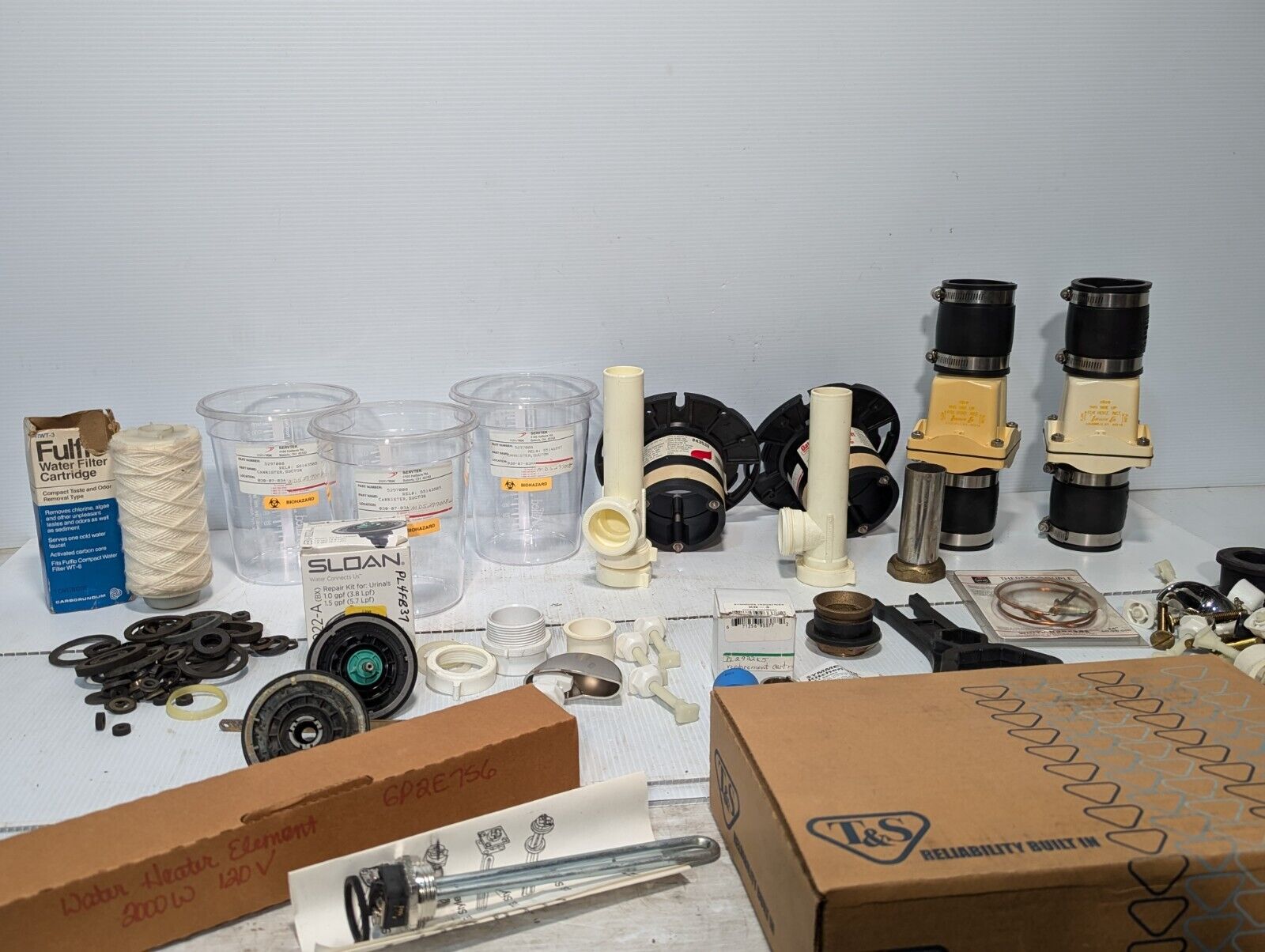 Large Assortment of Plumbing Equipment, Excellent Value - Free Shipping