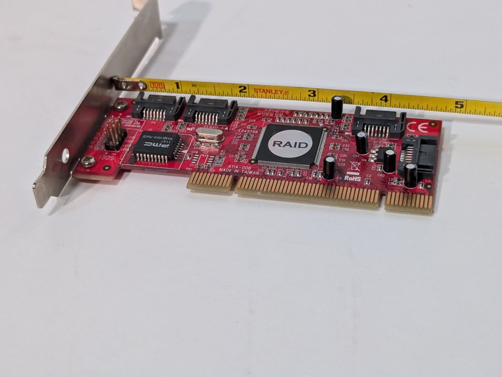 StarTech A114-00B - 4 Port PCI SATA RAID Controller Adapter Card, PCISATA4R1