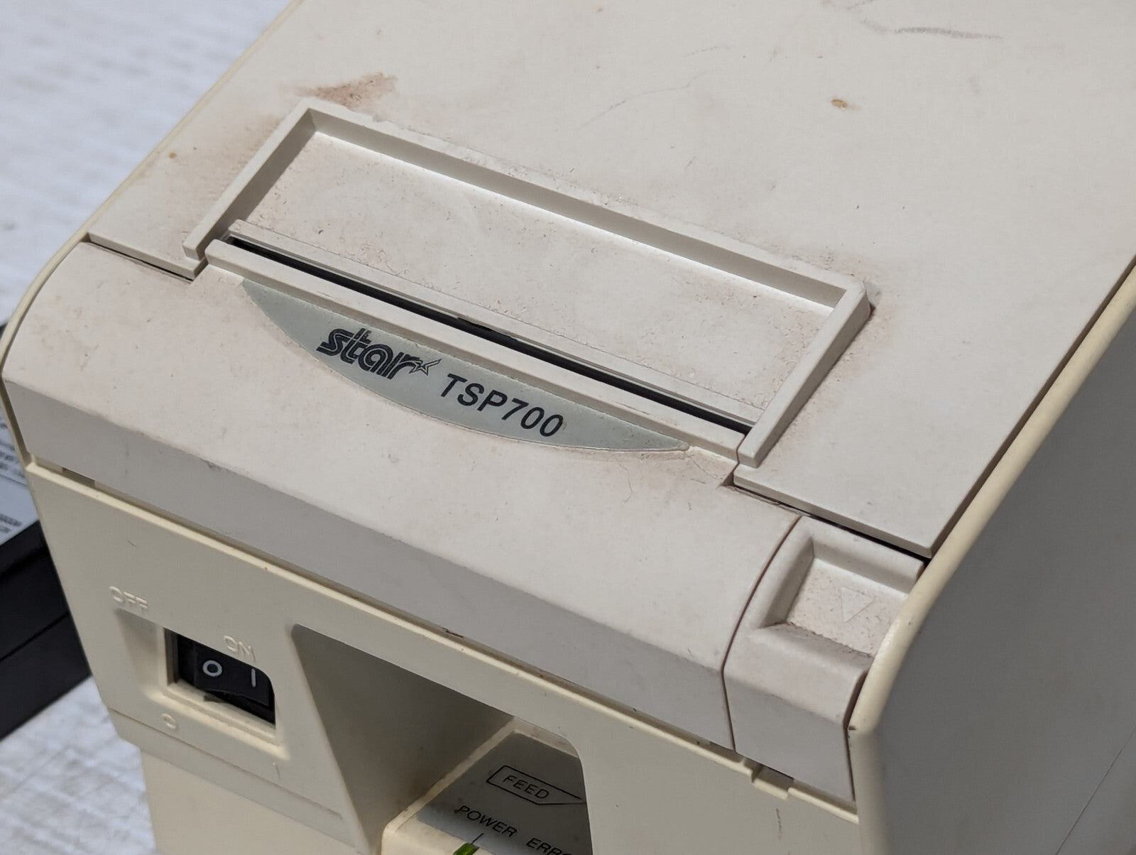 Star TSP700 High Speed Thermal Printer, PS60A Adapter, Receipt, POS, White