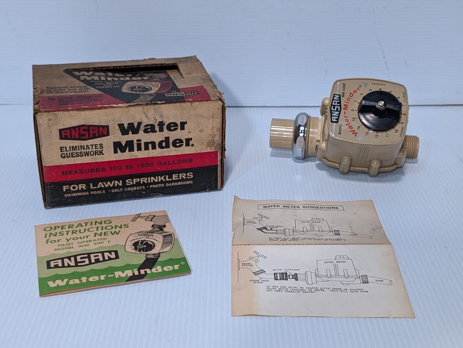 Ansan WM 500P Water Minder, Pilot Operated w/box - Free Shipping
