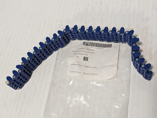 Uni Conveyor Belt Tabbed Plastic Blue L=406.4 161K579H01 - Free Shipping
