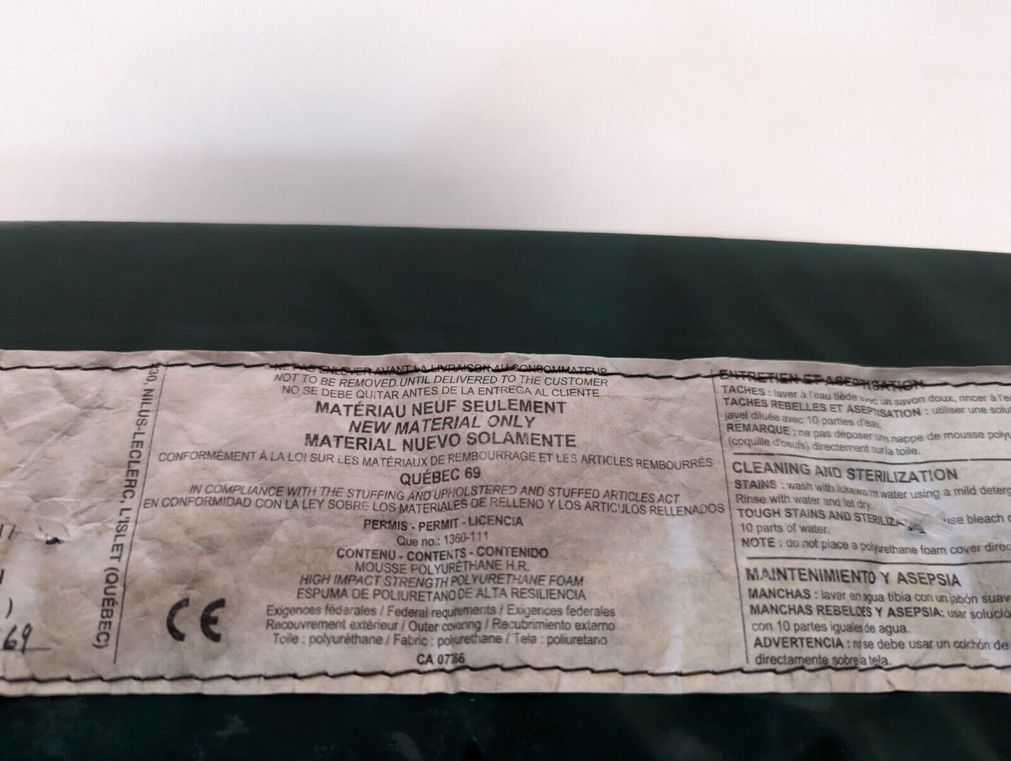 Stryker Opti-Mat 2800 35x6x4 Lateral Patient Transfer System Cushion - Free Ship