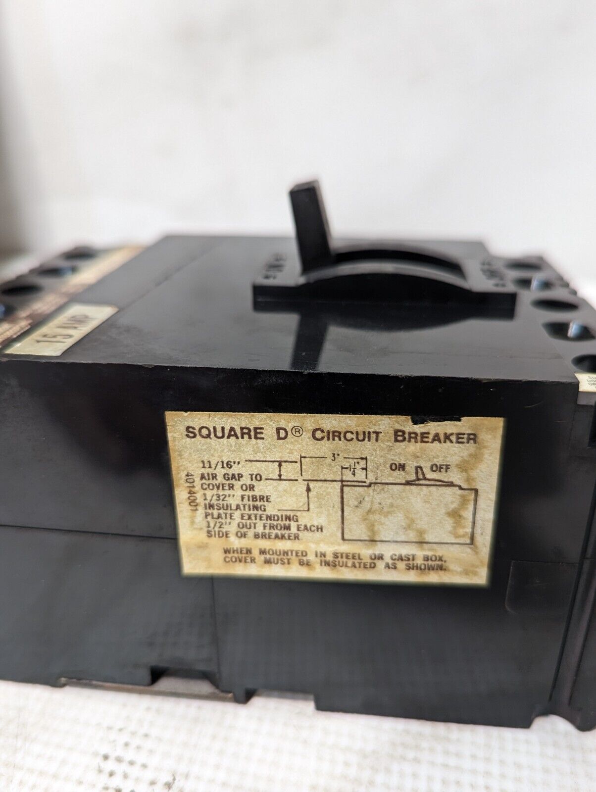 Square D FAL34015 Molded Case Circuit Breaker