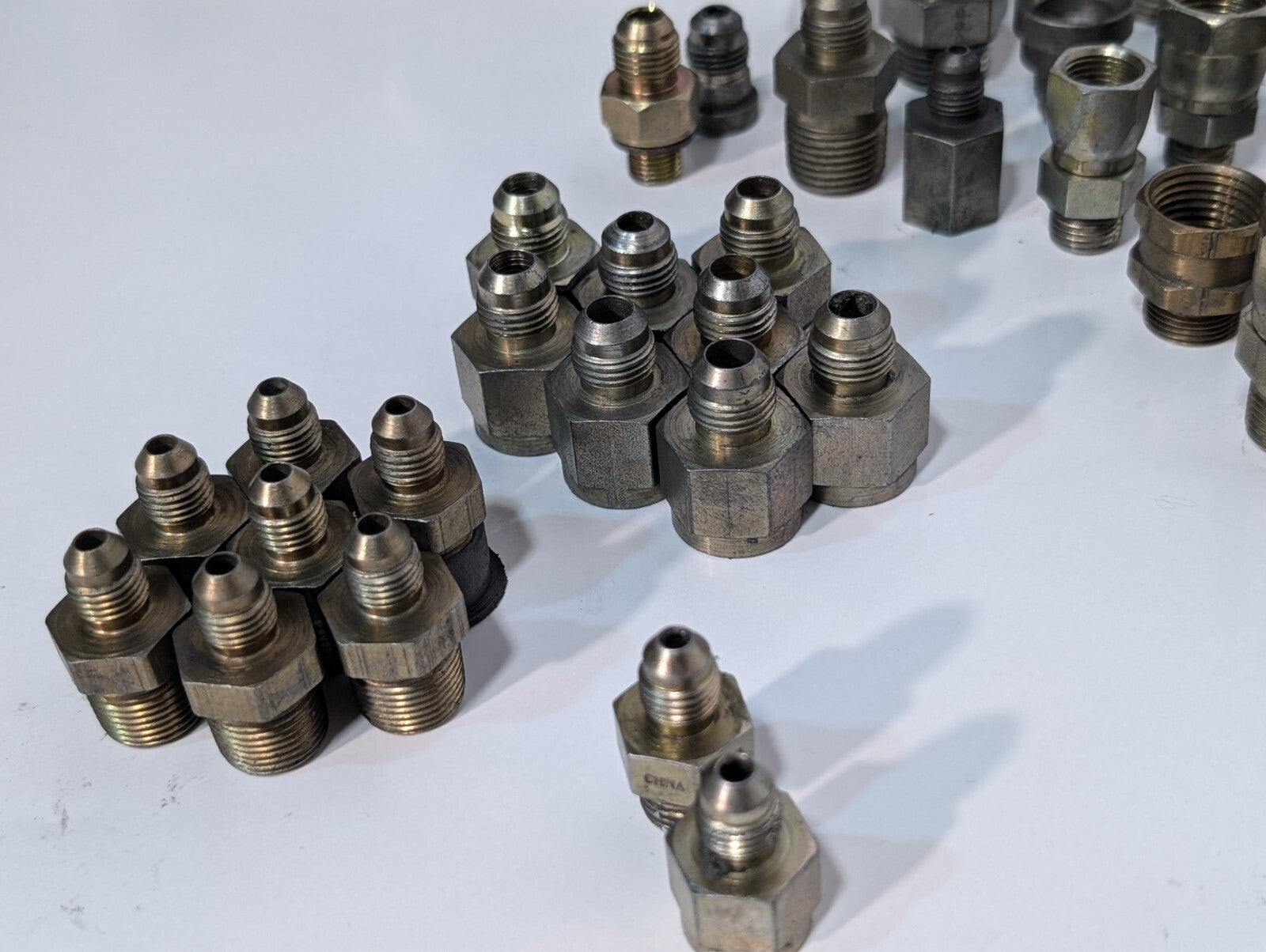 (85) Assorted High Pressure Adaptor Fittings for Pneumatic or Hydraulic Press