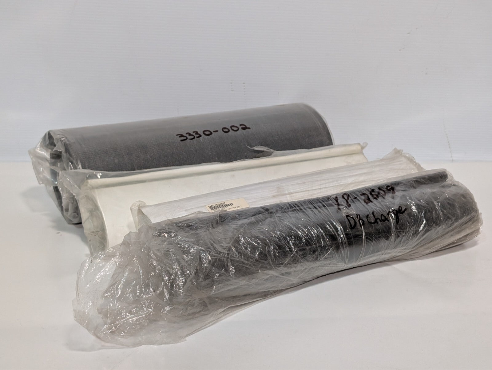(4) Conveyor Replacement Belts Incl. Clamco 78-883 FDA Infeed, Also MP3330 3330