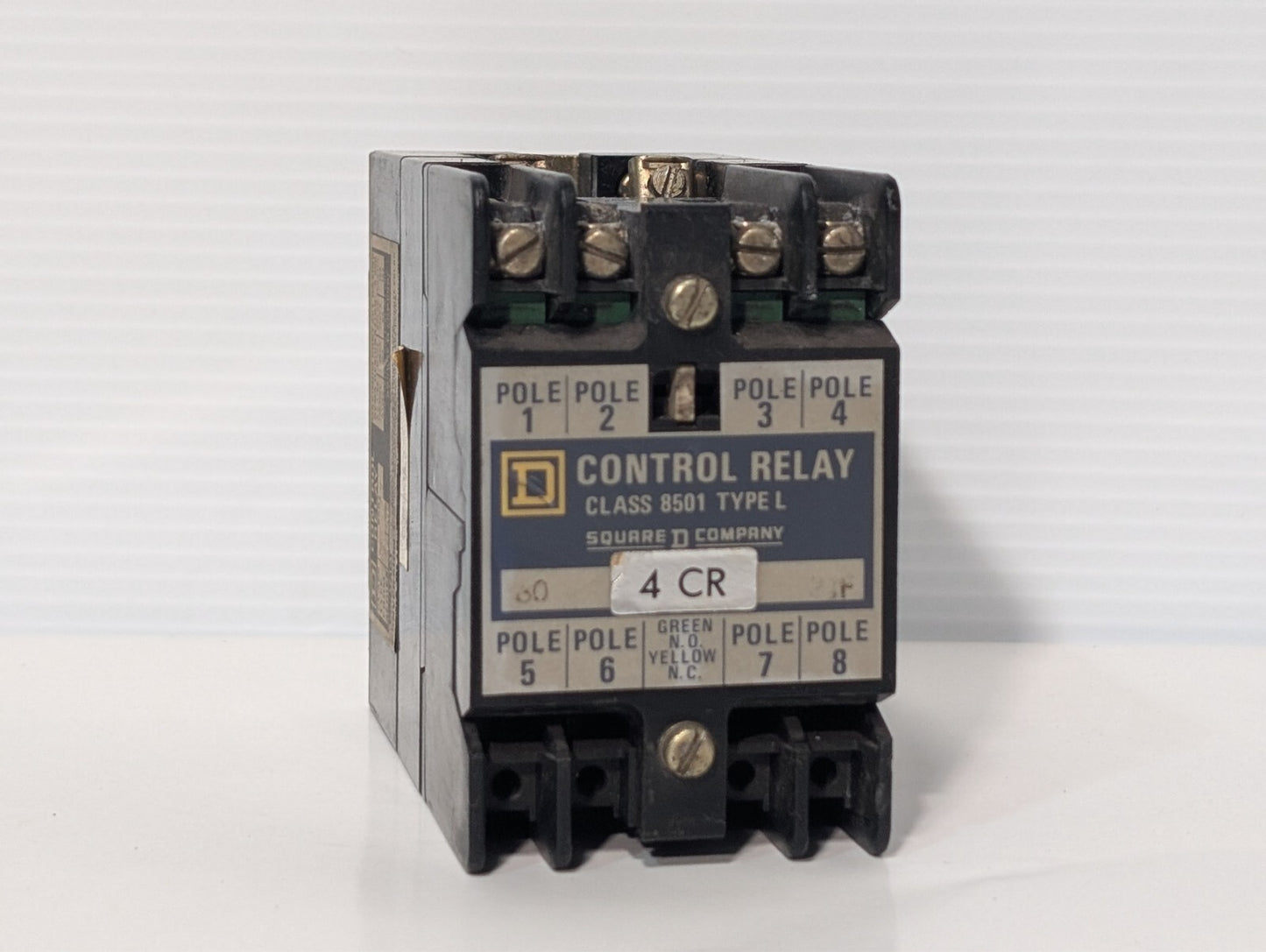 (5) Square D 8501 L0-40 Control Relay 120V Coil LO-40