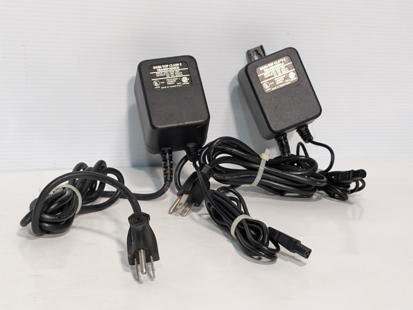 (2) DESK-TOP Class 2 Dual Output Transformer PS571245D 115VAC to 33VDC or 12VDC
