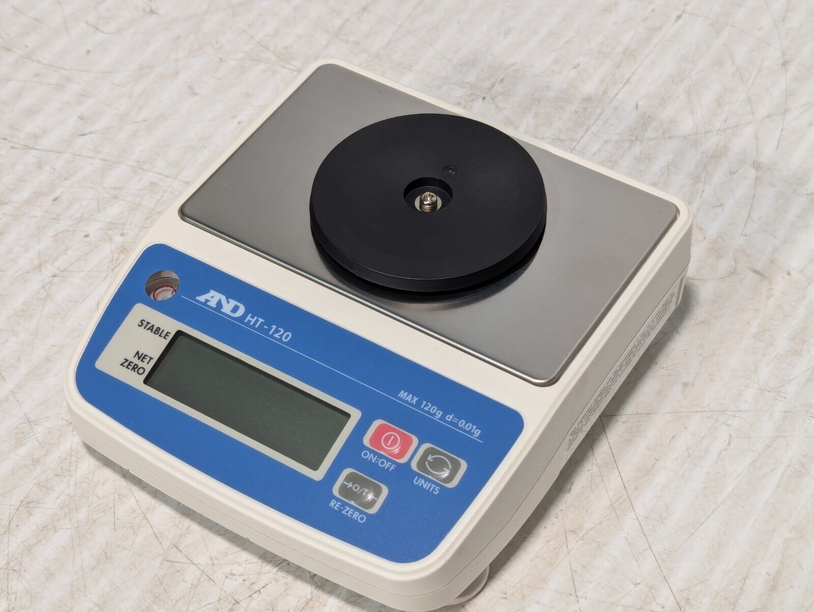A&D HT-120 Compact Precision Scale, Digital, 0.01g, 120g Cap. - Free Shipping