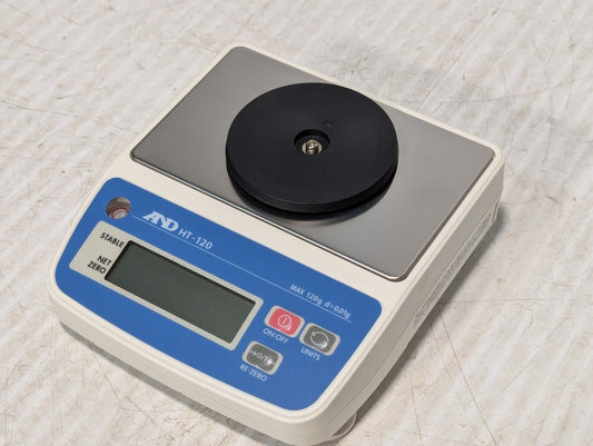 A&D HT-120 Compact Precision Scale, Digital, 0.01g, 120g Cap. - Free Shipping