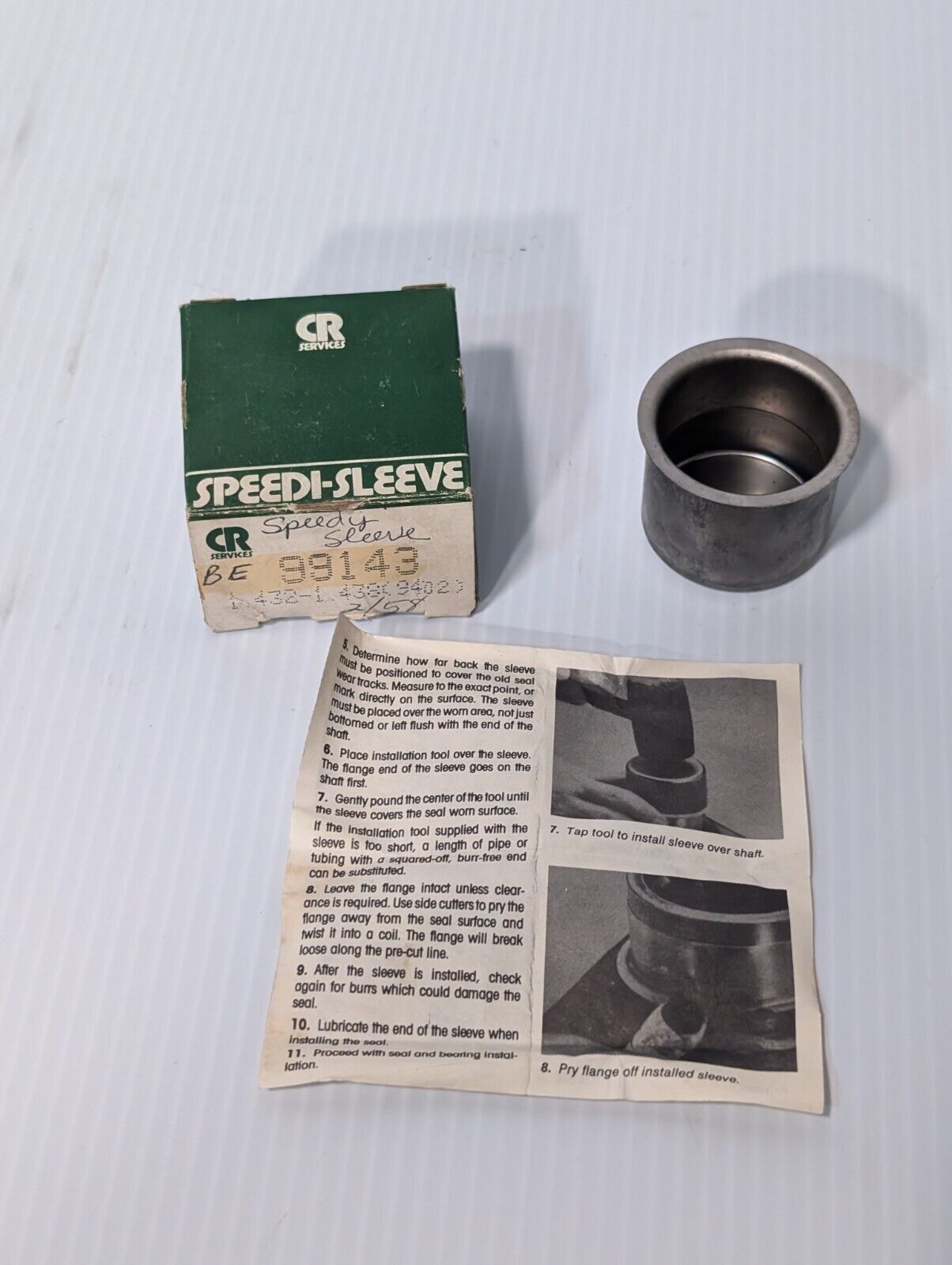 Speedi-Sleeve / SKF 99143 Shaft Sleeve, 1-7/16" Bore & Returns