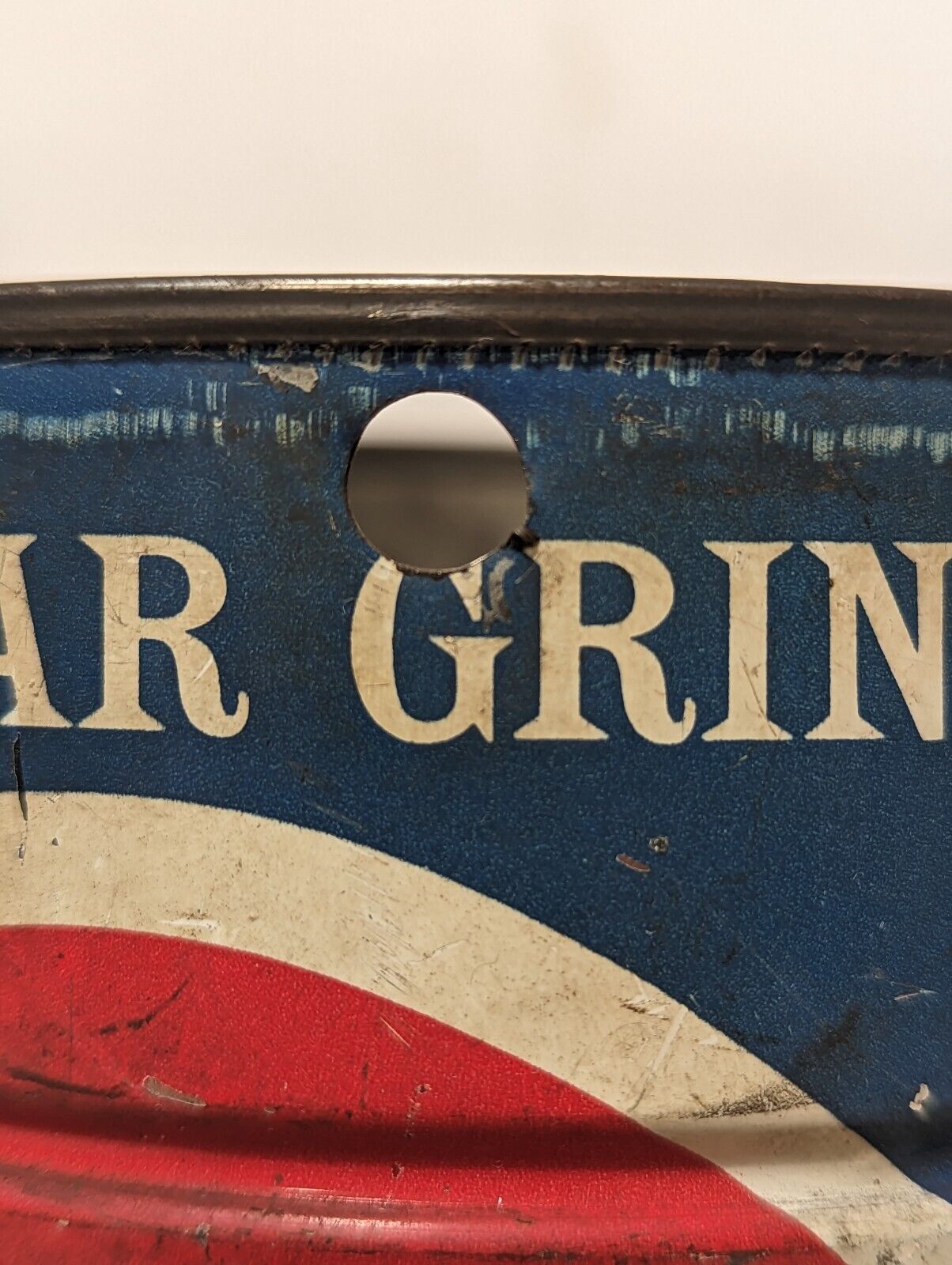 Vintage Chase & Sanborn coffee, 2lb can, regular grind, cut as pictured