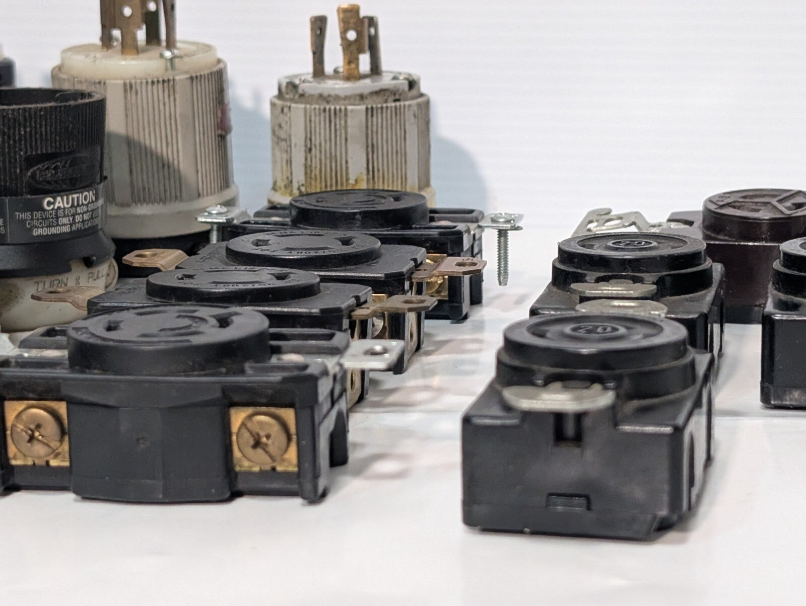(25) Electrical Plugs Incl. NEMA L-18-20-R