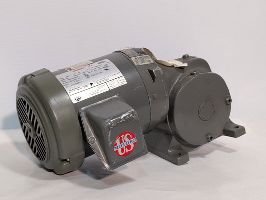 US Motor  E180A Gear Motor, Unimount 125, 0.50hp, 1745rpm, SF: 1.35, Frame: 56