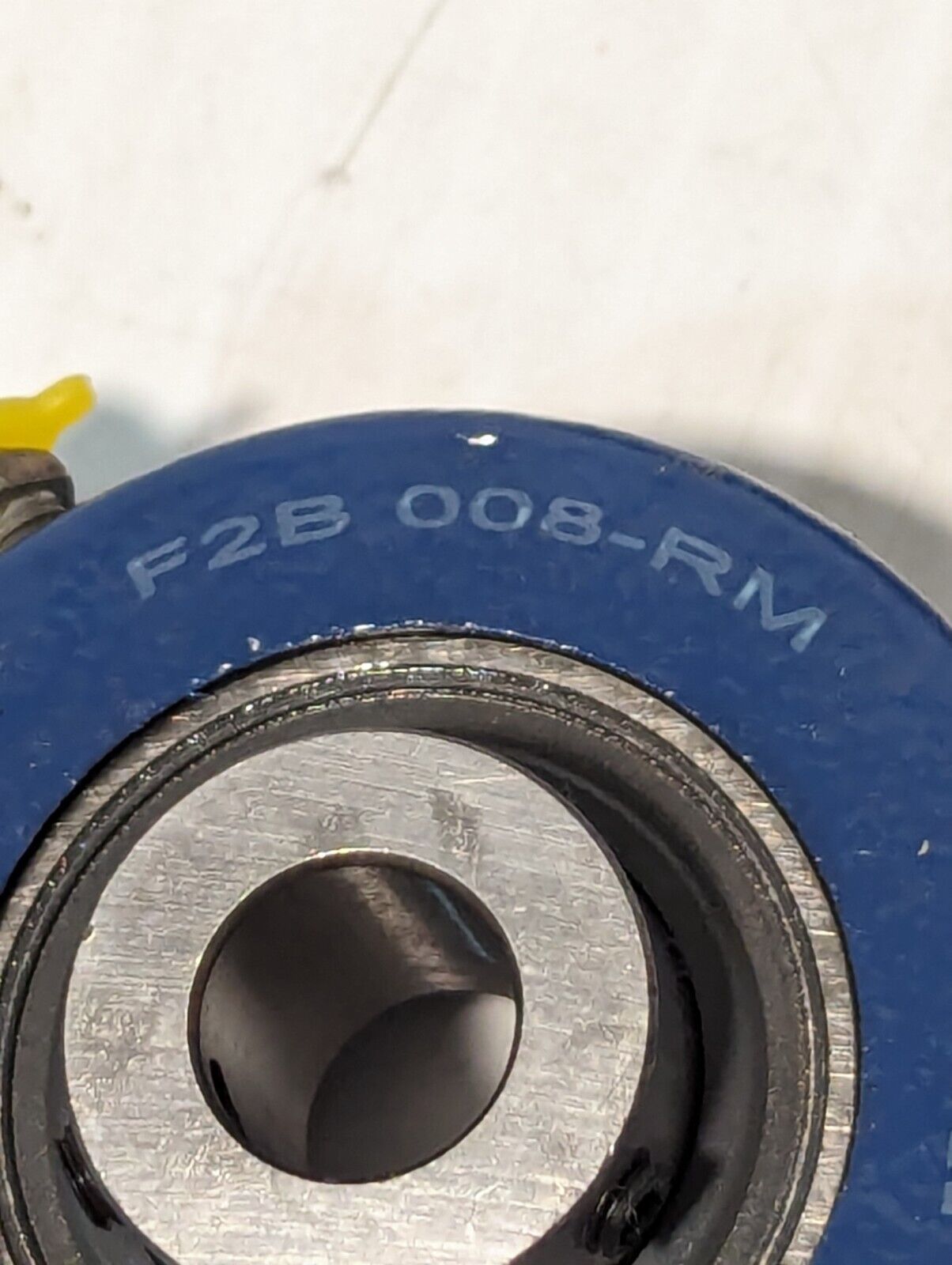 SKF F2B 008-RM Flange-Mount Ball Bearing Unit, 1/2" Bore, Cast Iron Housing