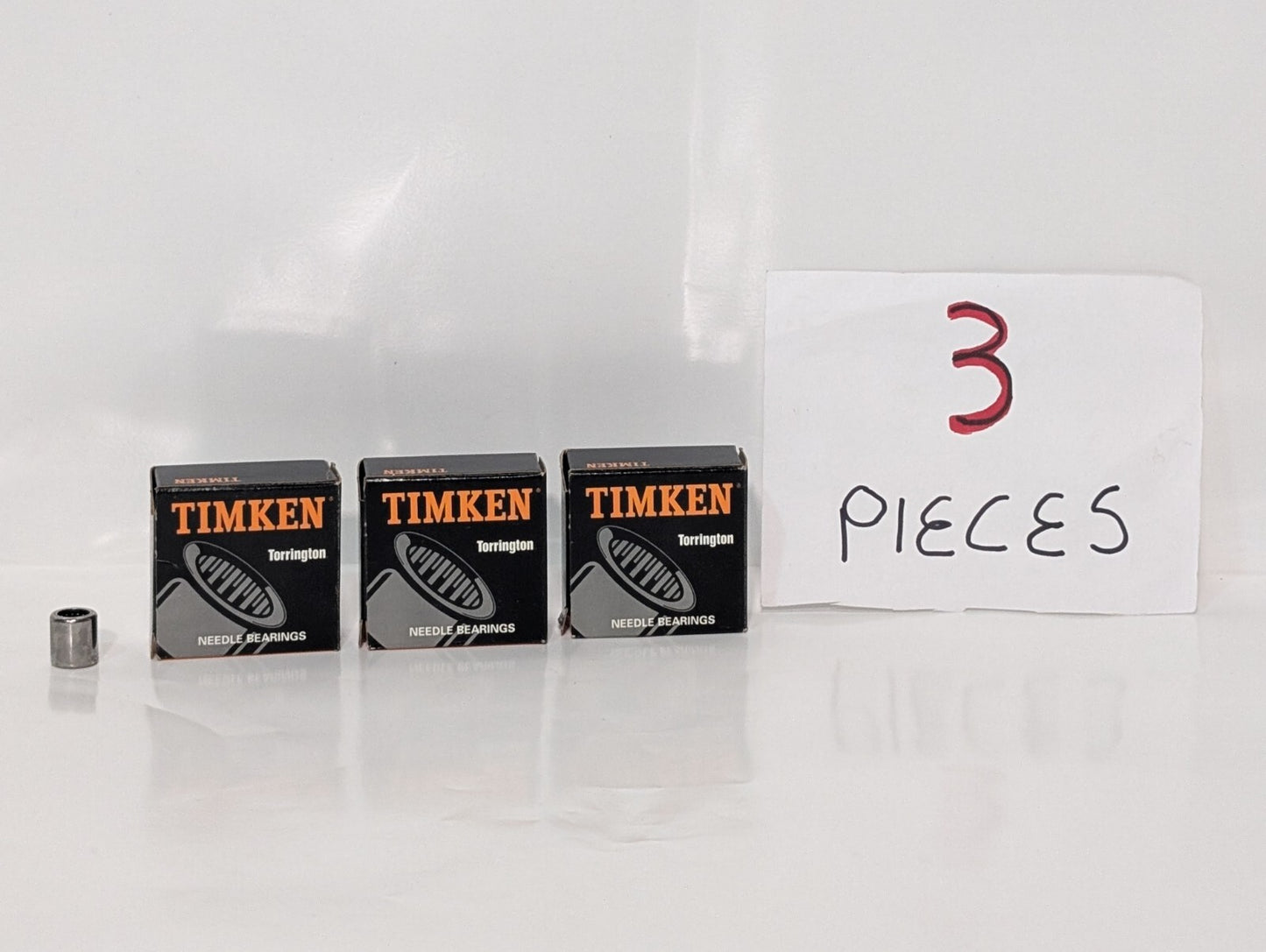 [3] Timken B-610 Needle Roller Bearings .562 OD x .375 ID x .500 W Torrington