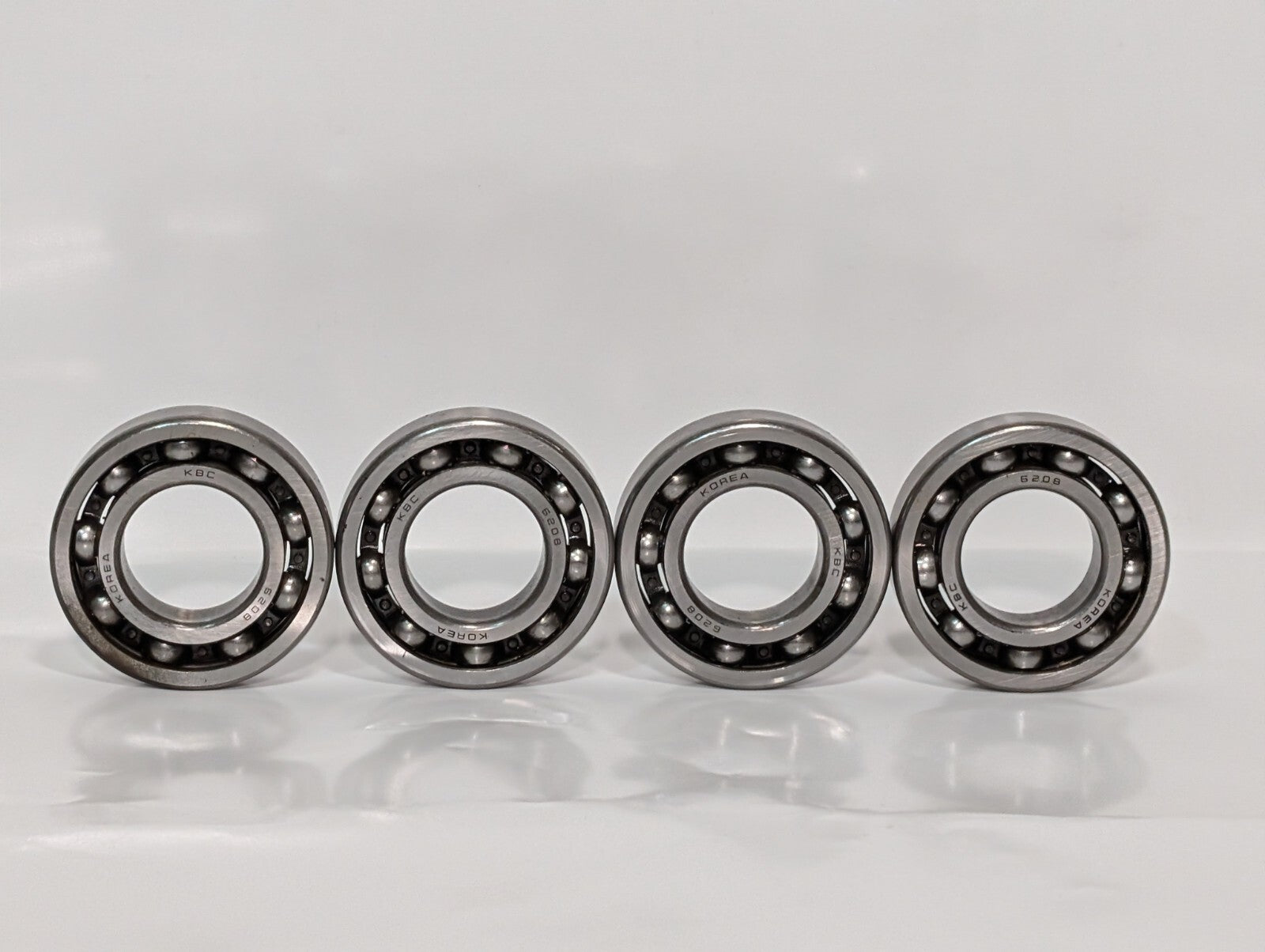 (4) KBC 6208 C3 Deep Groove Ball Bearing 40x80x18