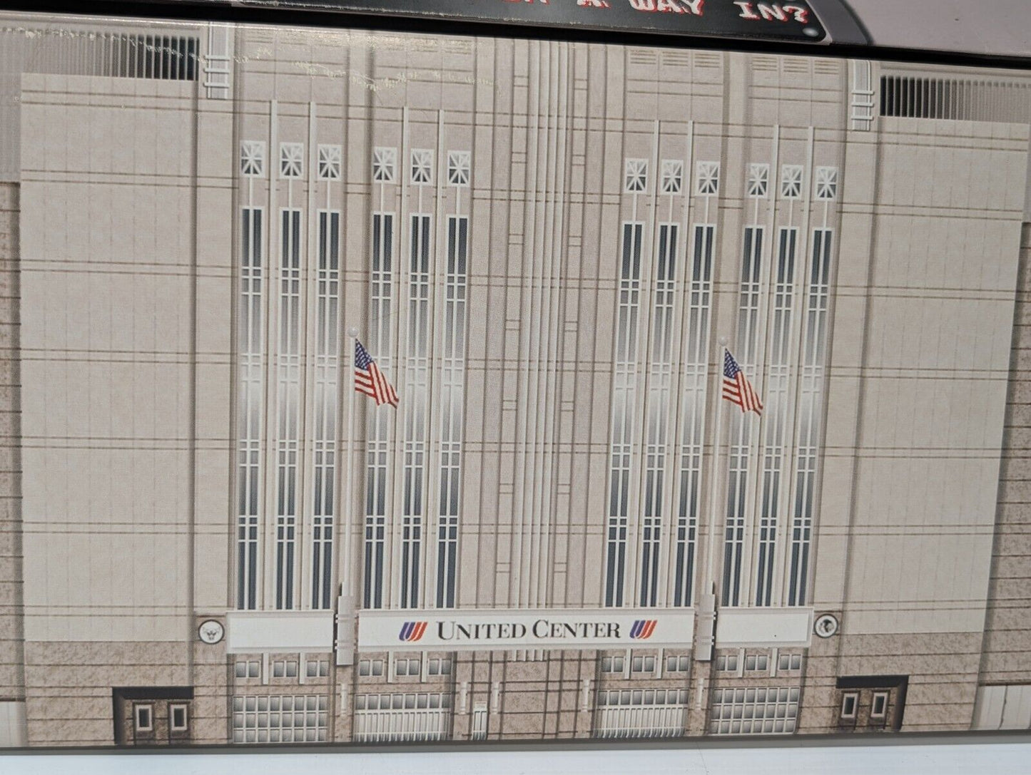 United Center Replica Stadium Chicago Bulls Blackhawks DNC Fold-Out