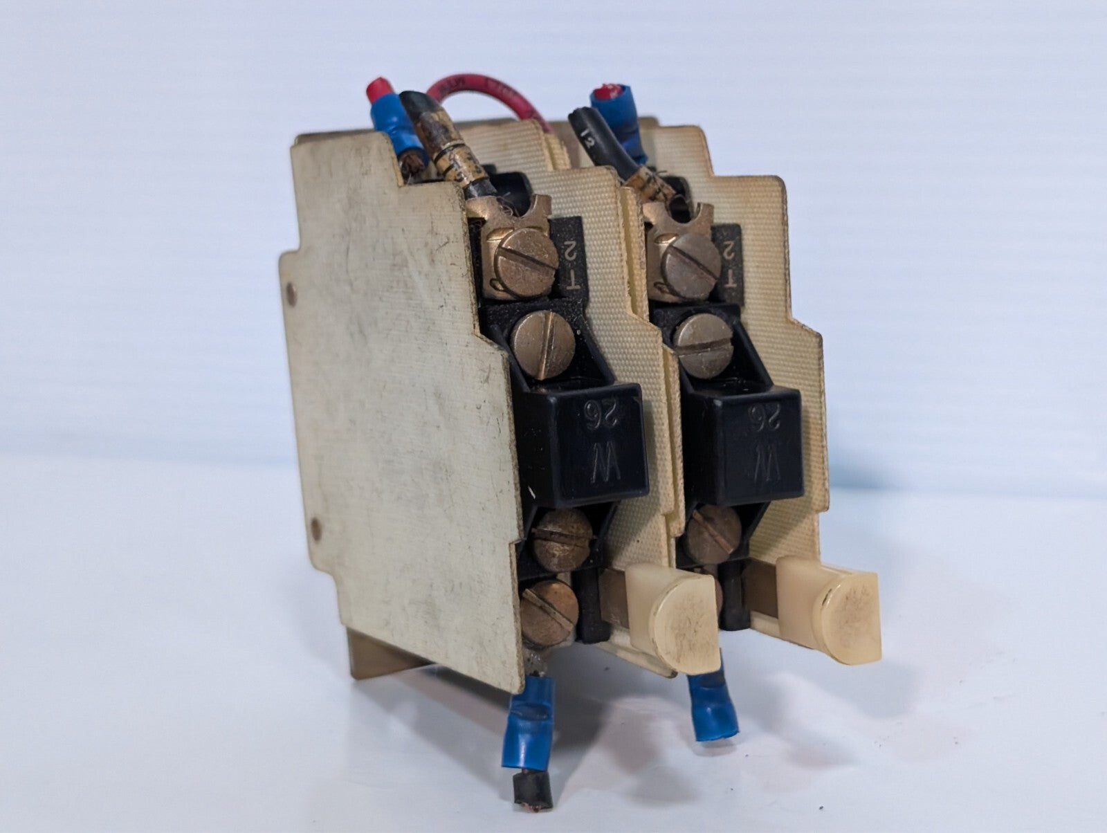(2) Allen Bradley 1415-N50 Ser. K Overload Relay, Linked
