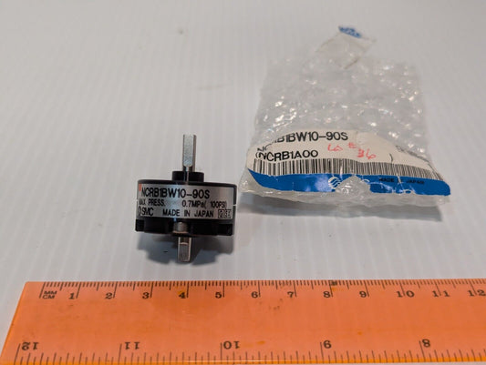 SMC NCRB1BW10-90S Rotatory Actuator, 10mm Bore, 90 deg - Free Shipping