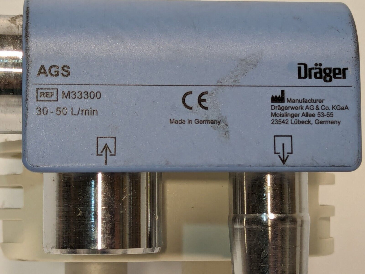 Dräger AGS M33300 Gas System Part As Shown, 30-50 L/min - Free Shipping