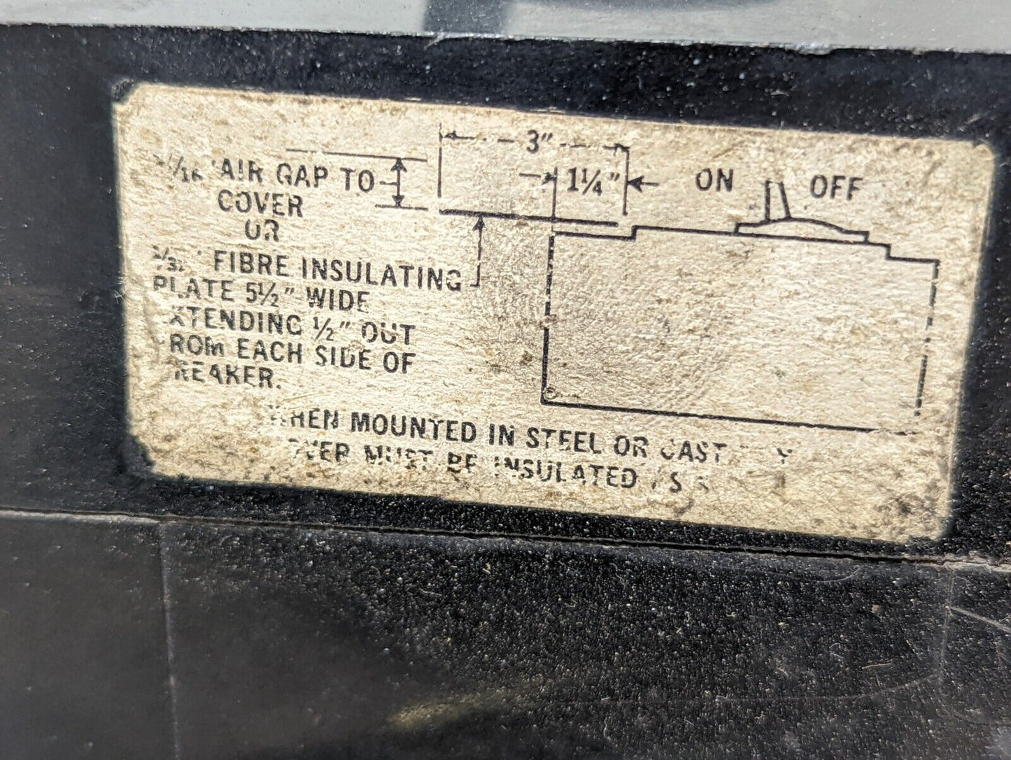 Square D FAL36015 circuit breaker, 15A, 3 pole, 600VAC, 125/250VDC