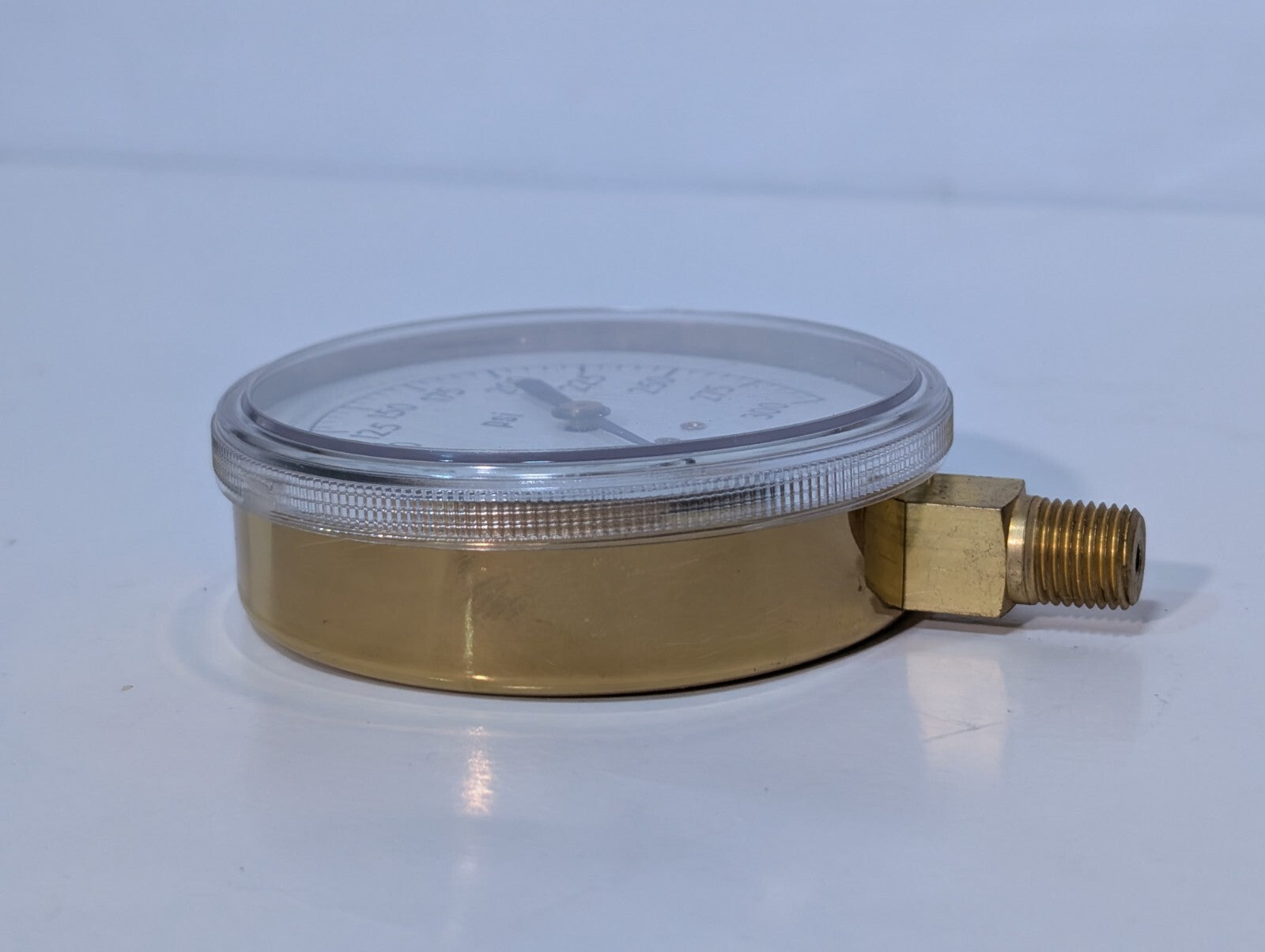 U.S. Gauge 37590 Water Pressure Gauge for Fire Protection, 0-300psi Dial Range