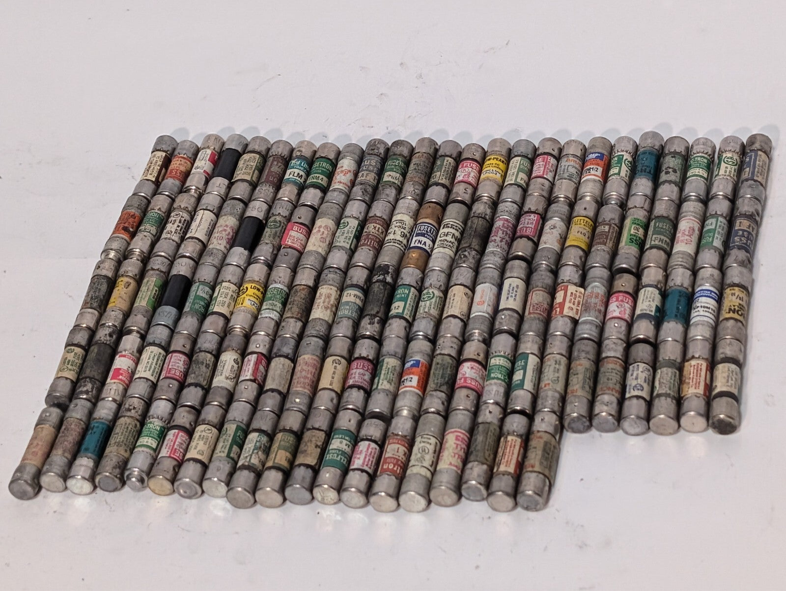 (119) Assorted Fuses, Many Brands and Amperages, Class CC and Similar Sizes