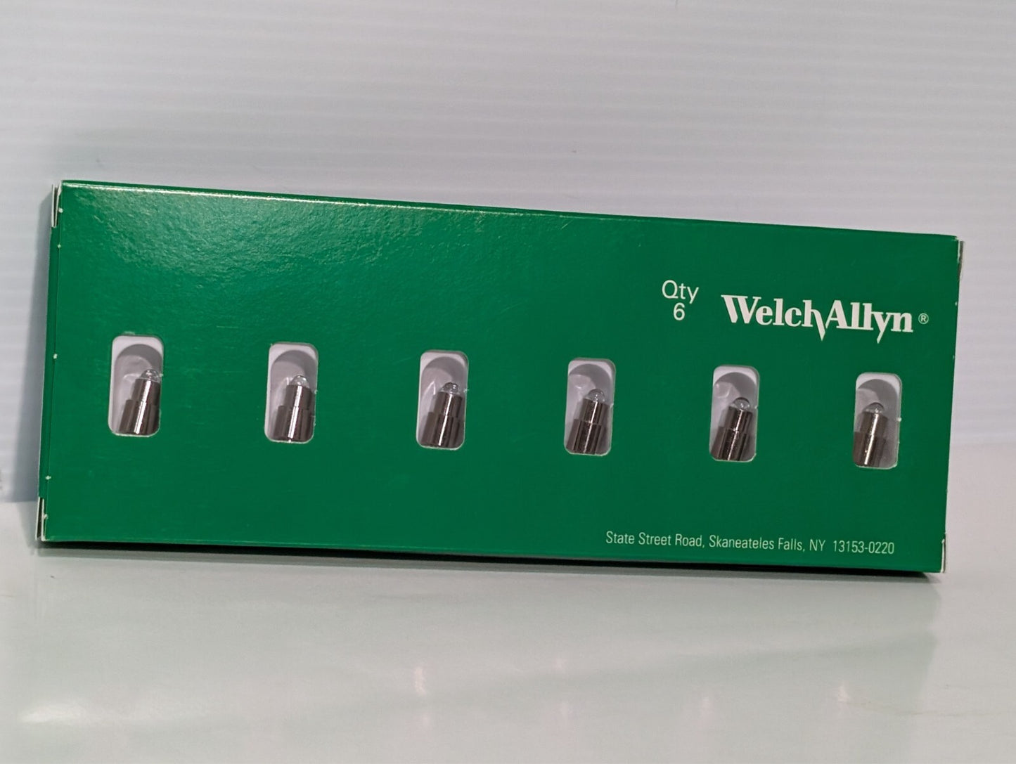 (10) Welch Allyn 06500-U6 Halogen Lamp 3.5V for MacroView Otoscope - Box of 6, 4
