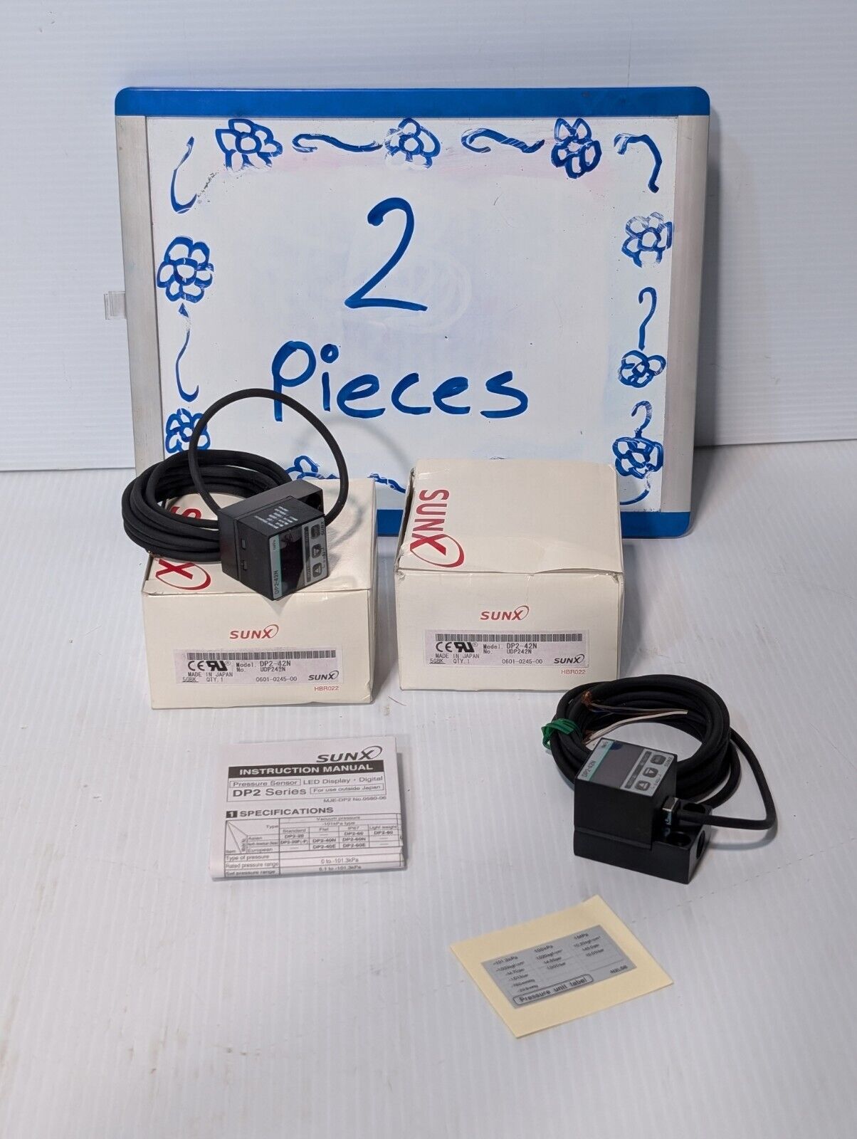 SunX DP2-42N Pressure Sensor, LED display, Digital, DP2 -Free Shipping & Returns