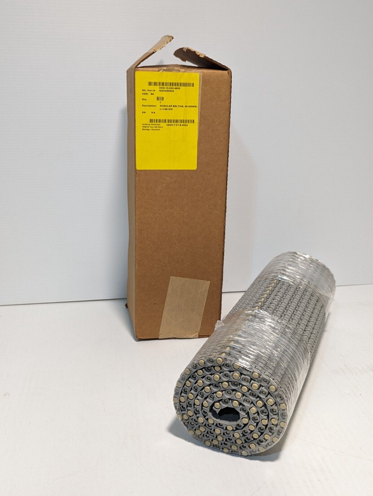 Habasit 3030-12-000-4655 162K585H05 Modular Belting, L=1461mm - Free Shipping