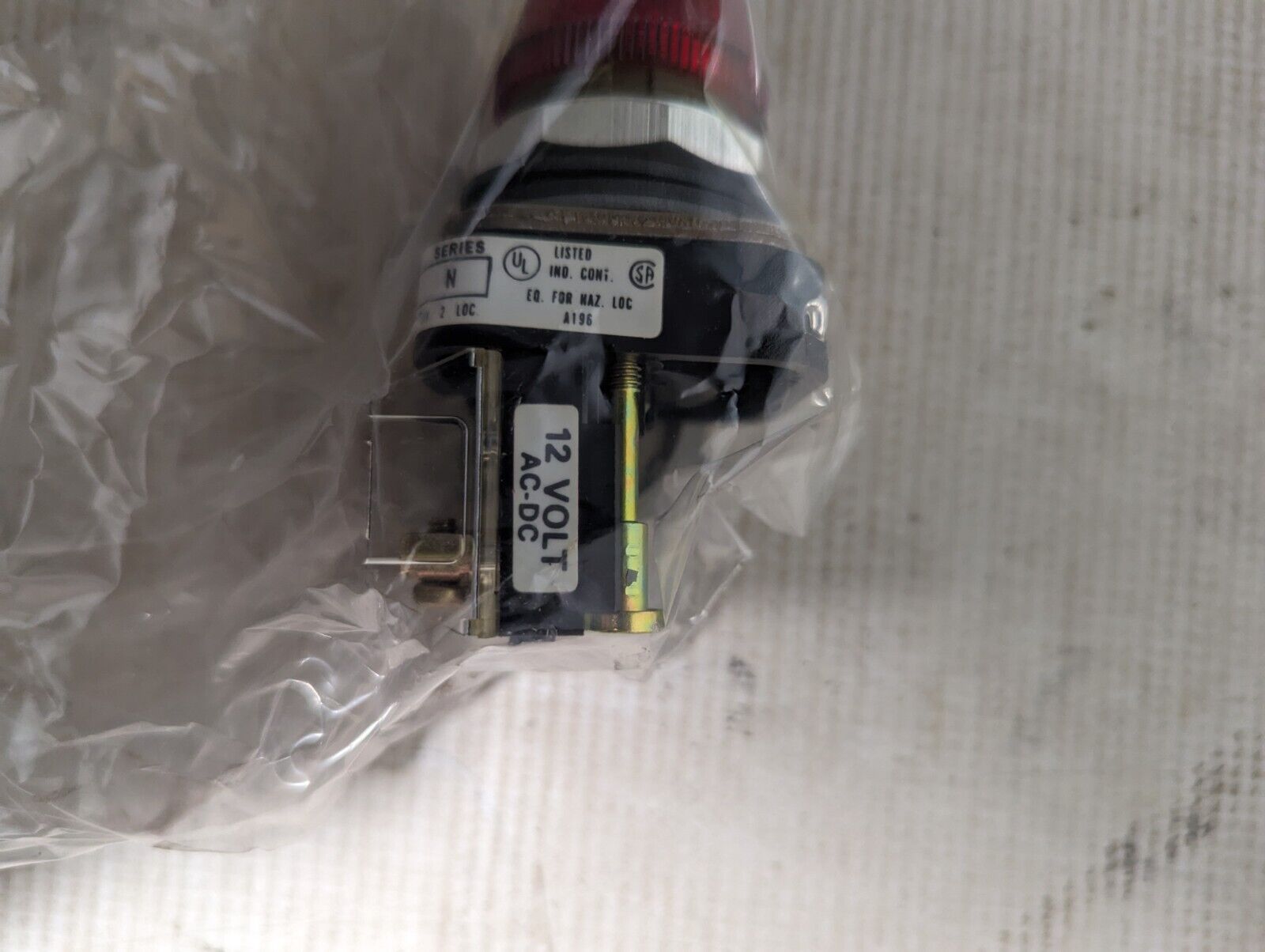 Allen Bradley 800T-Q12R Series N Full Voltage Pilot Light Unit, 12V