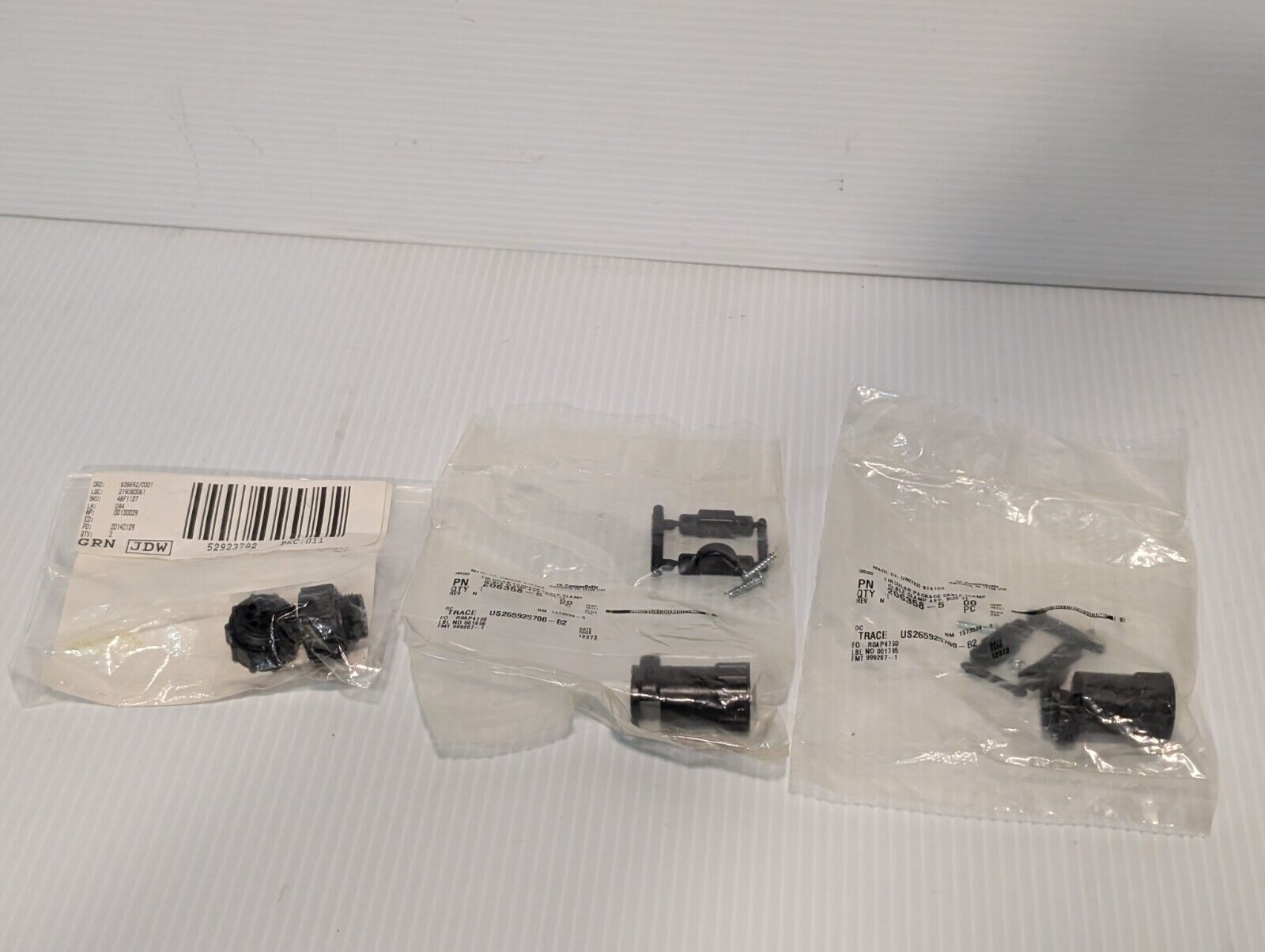 Lot of 3 TE 206358-5 Cable Clamp CPC Connector Kit Size 11 - Free Shipping