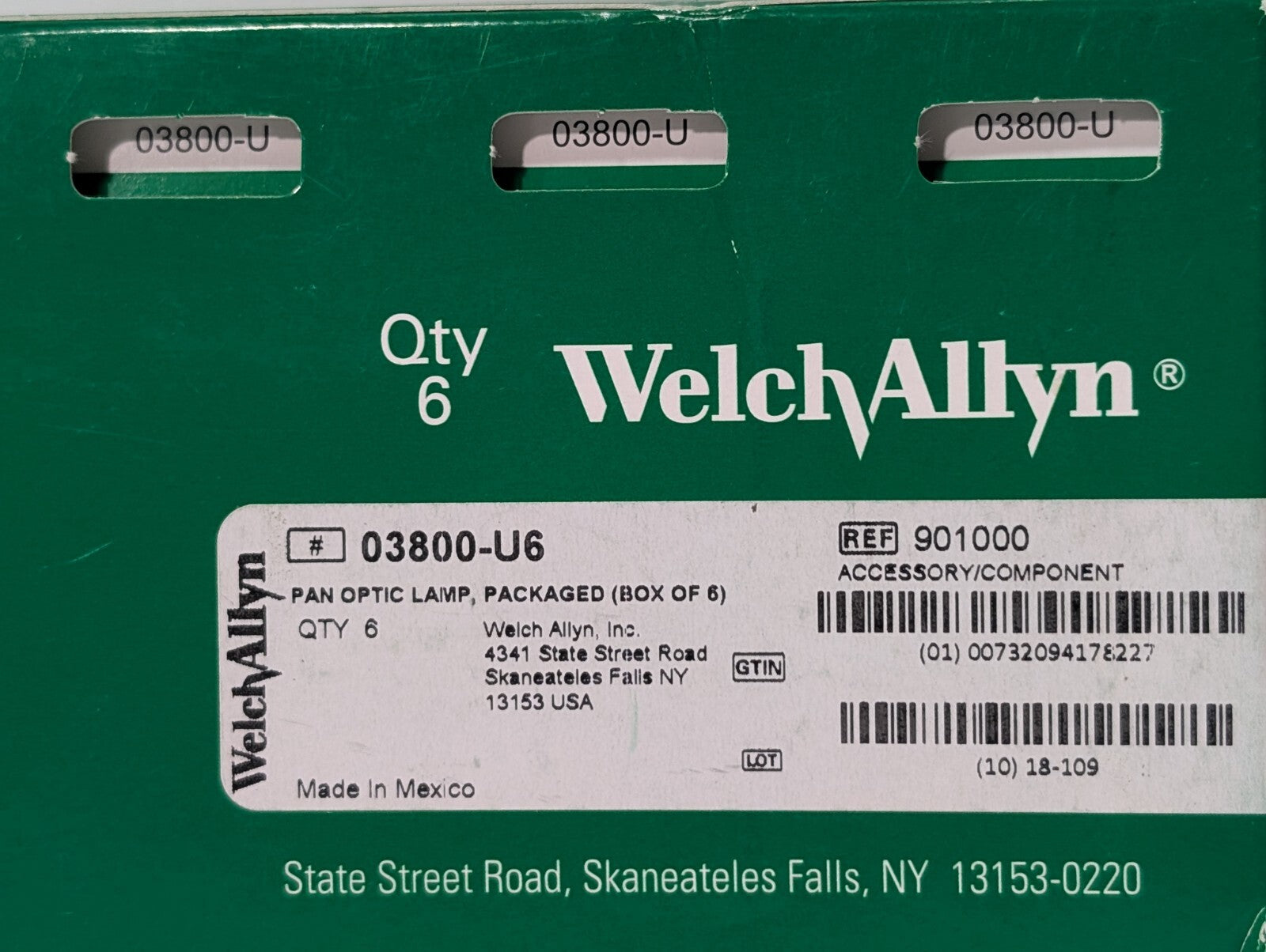 [10] NEW Welch Allyn 03800 Replacement Bulbs for 11820 11810 11800 03800U6