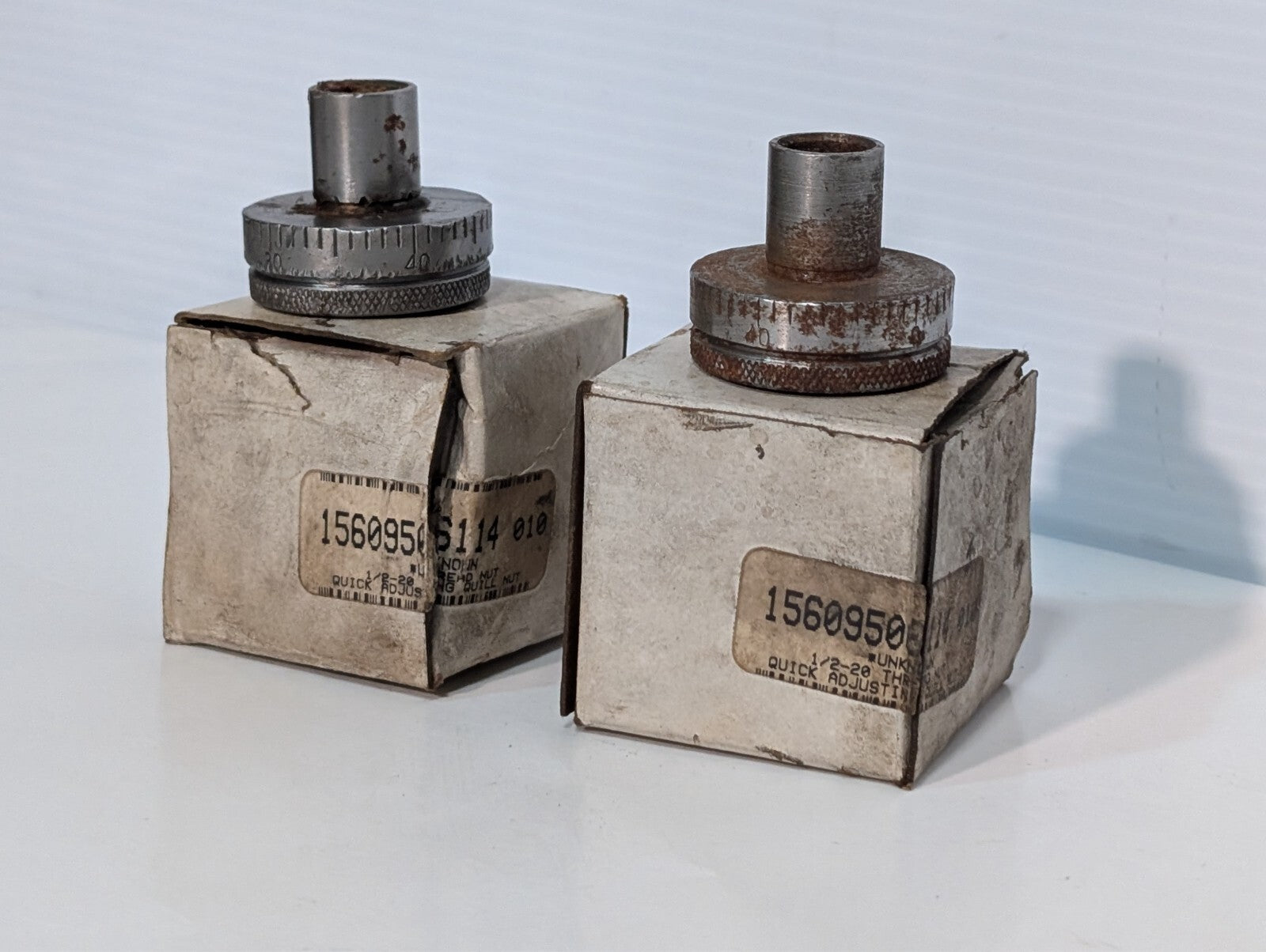 (1) Morton Machine 1220-S Quill Stop 1/2-20 Thread, Bridgeport Milling Machine