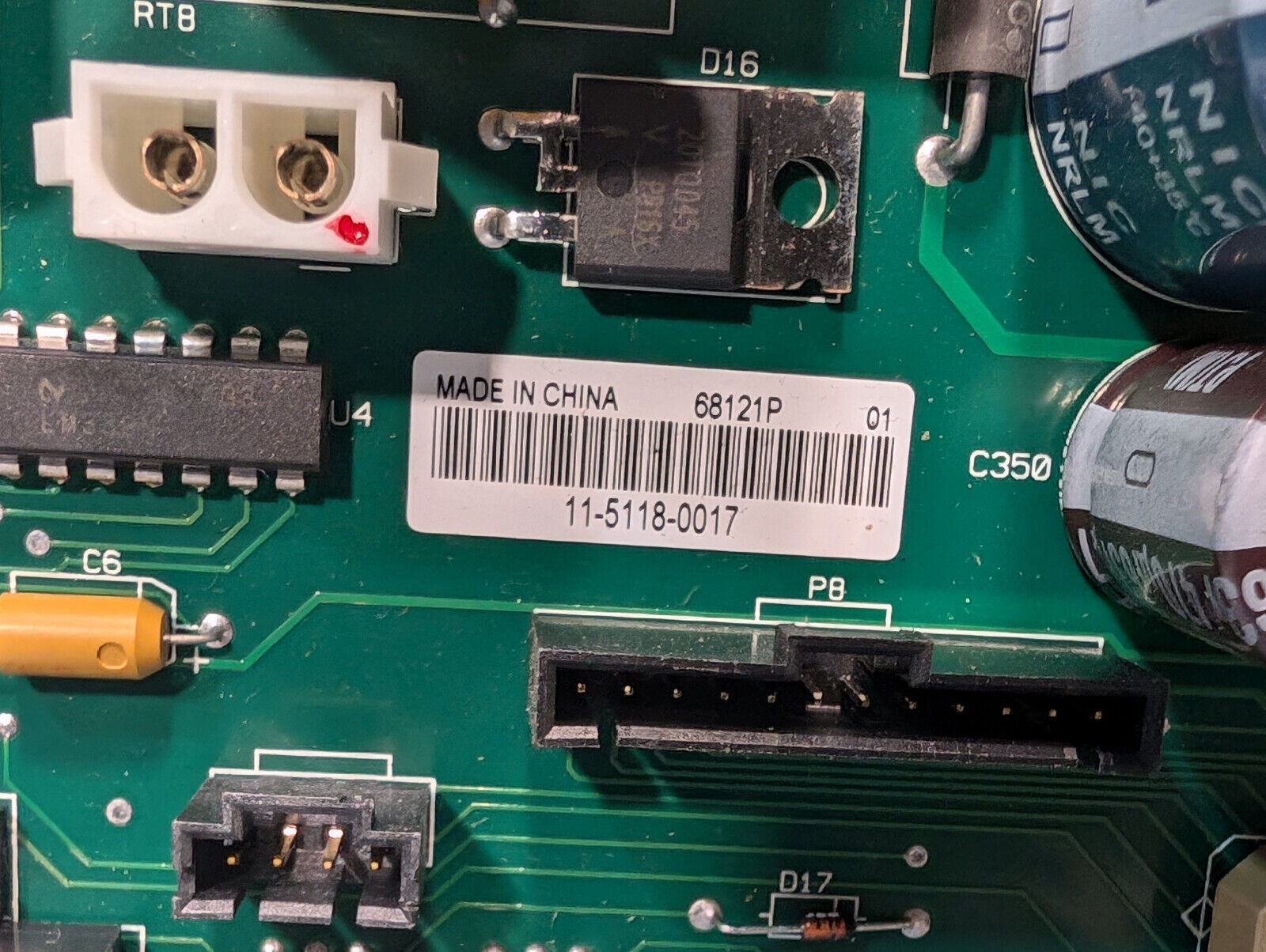 Actel A40MX04 Circuit Board, PLG68, 2MPT120091, 66473 REV 7, 68121P,11-5118-0017