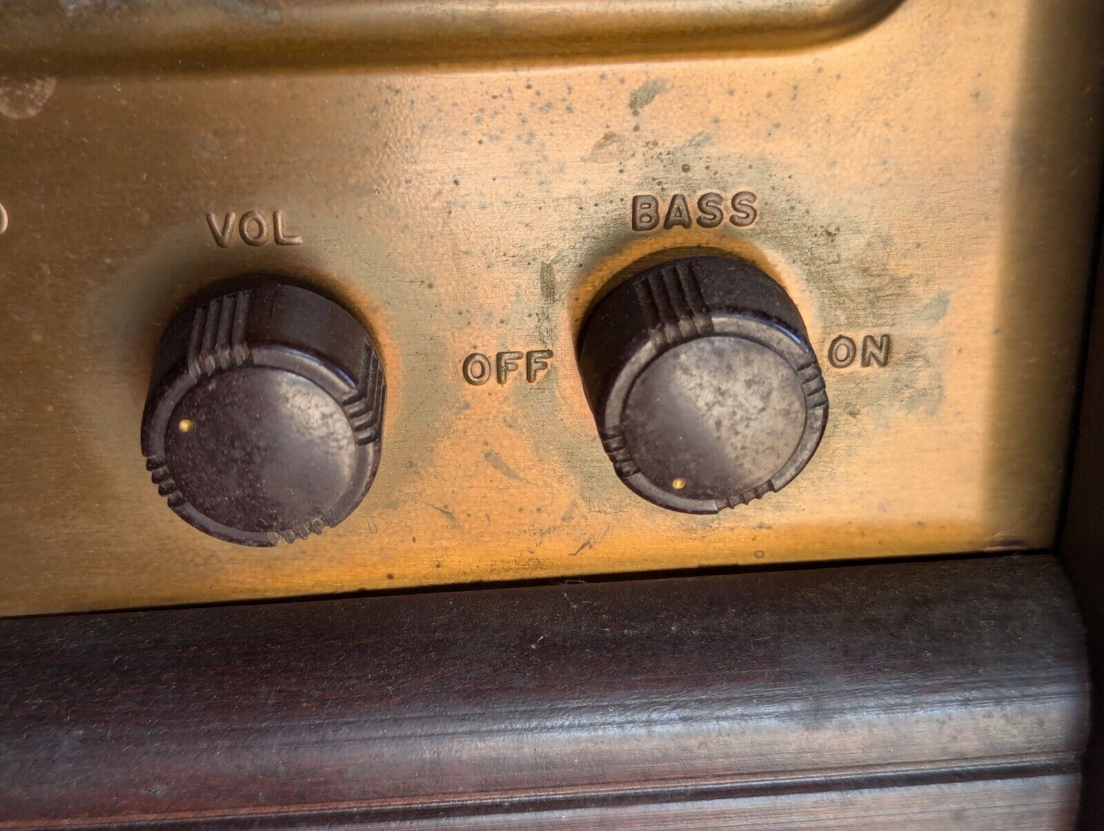 Vintage Radio Cabinet, The Magnavox Co. Vinyl Record player Cabinet -Free Ship