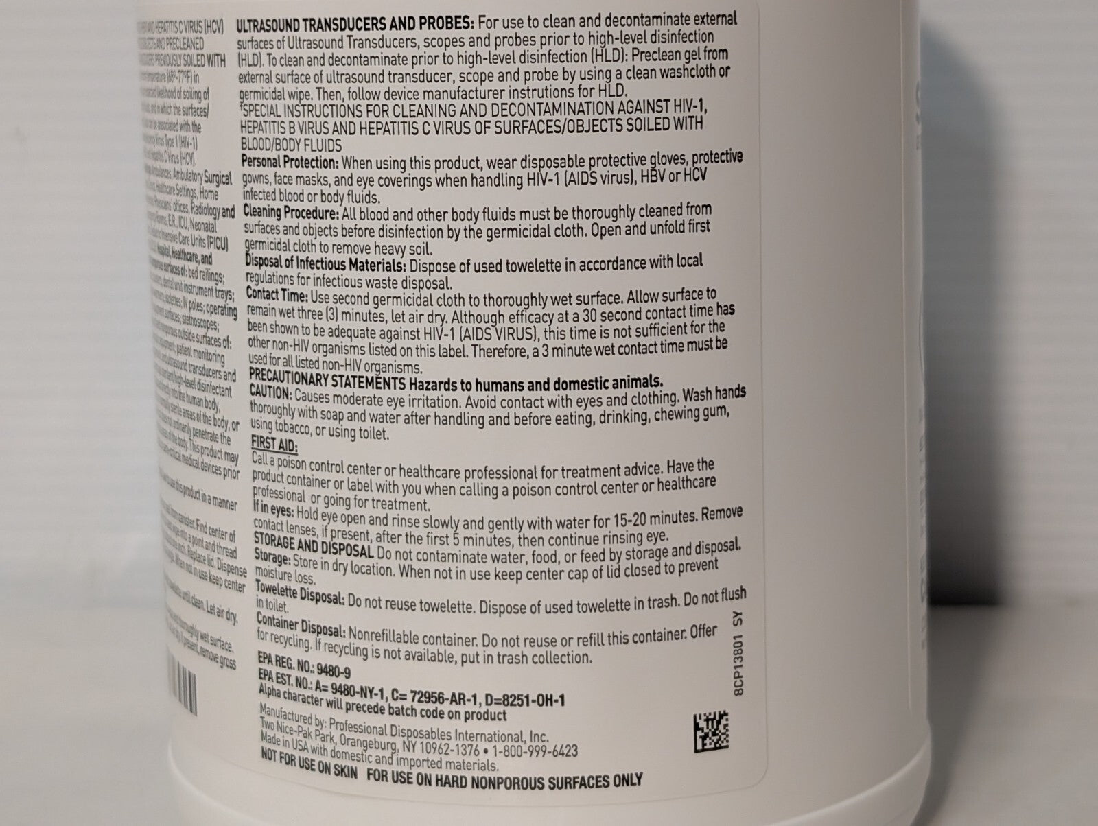 Steris 2D93Q0 Revital-Ox Rigid Container System, w\ Clean-up Kit, 6" x 13" x 21"