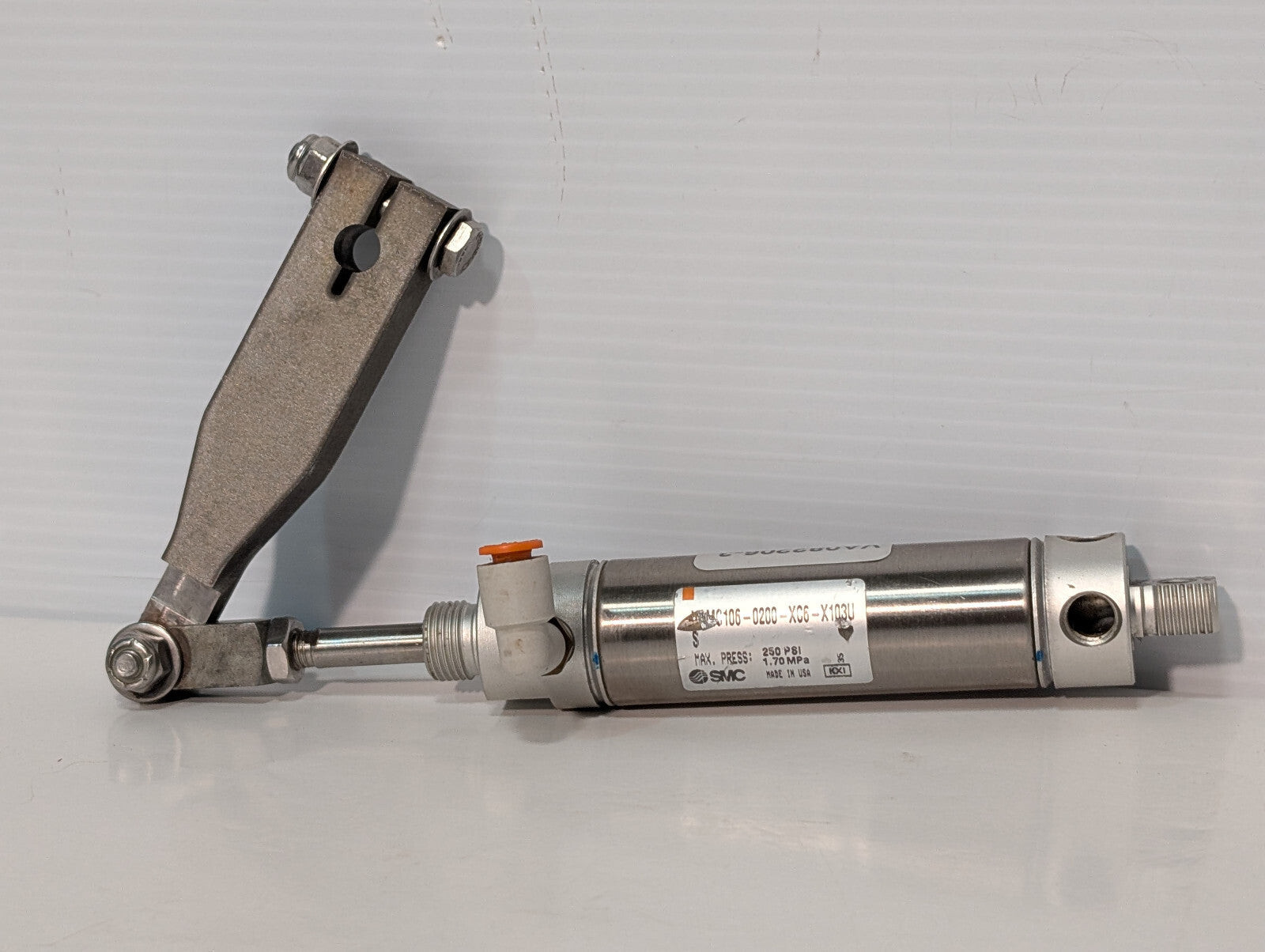 SMC NCMC106-0200-XC6-X103US Pneumatic Actuator, Swing Attachment, 250psi, 1.7MPa